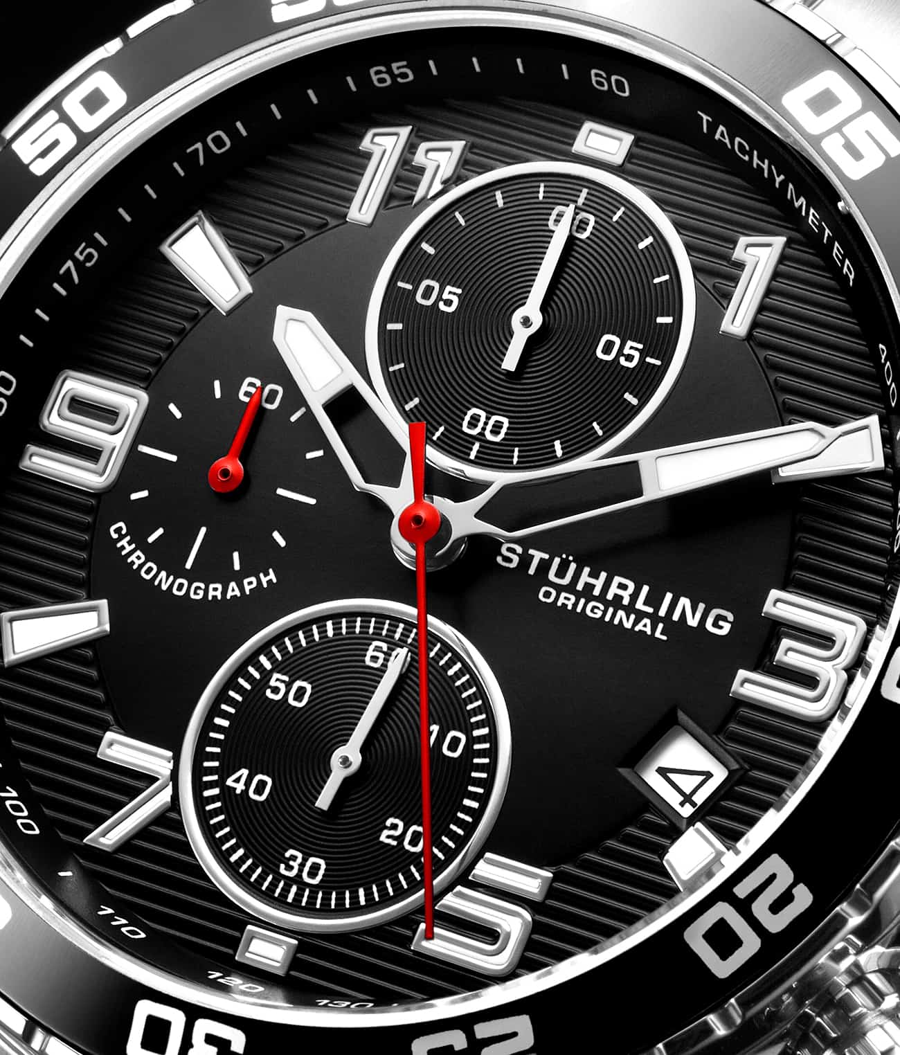 Stührling Concorso 3957 Quartz 40mm Chronograph - Image 5