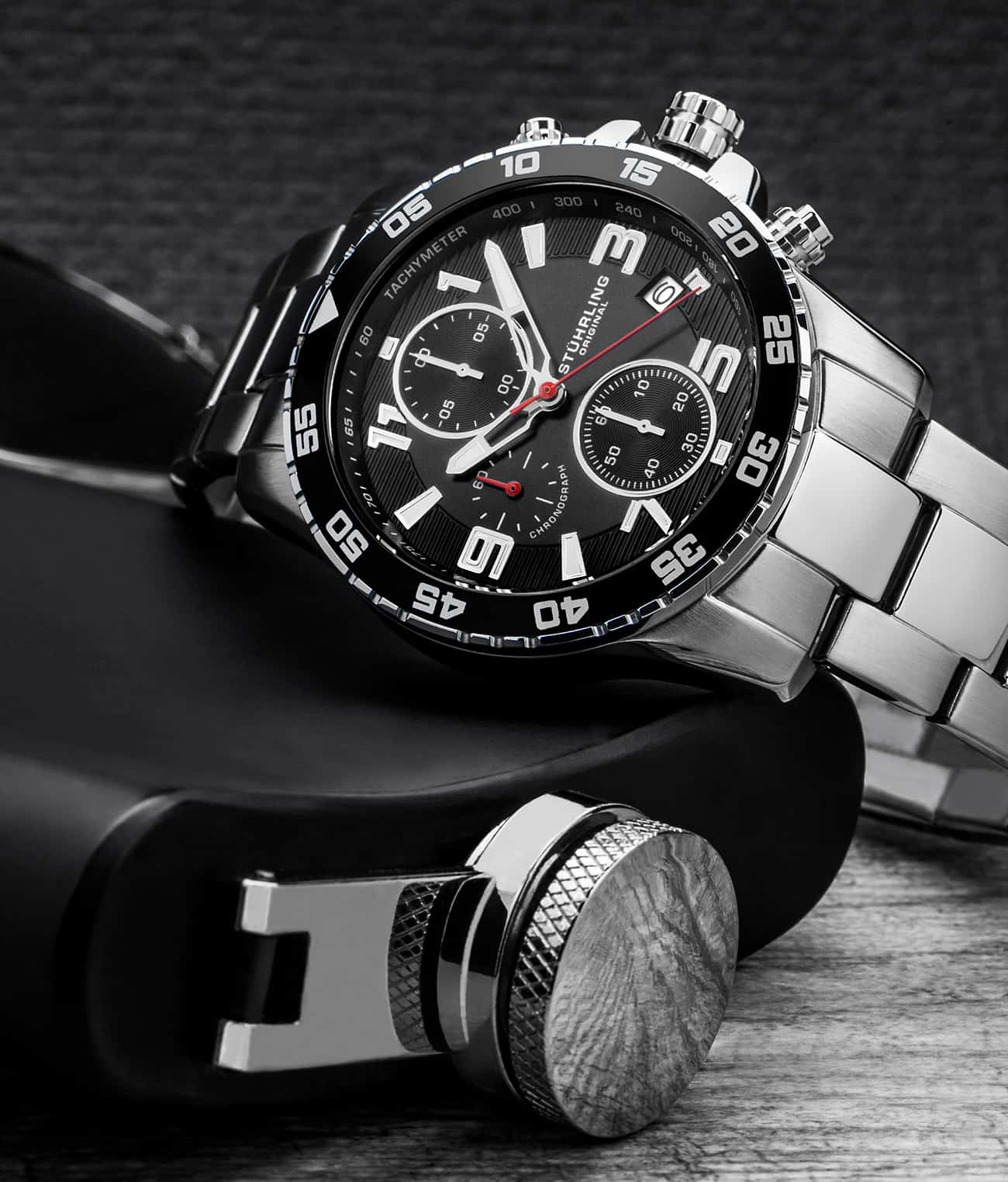 Stührling Concorso 3957 Quartz 40mm Chronograph - Image 8