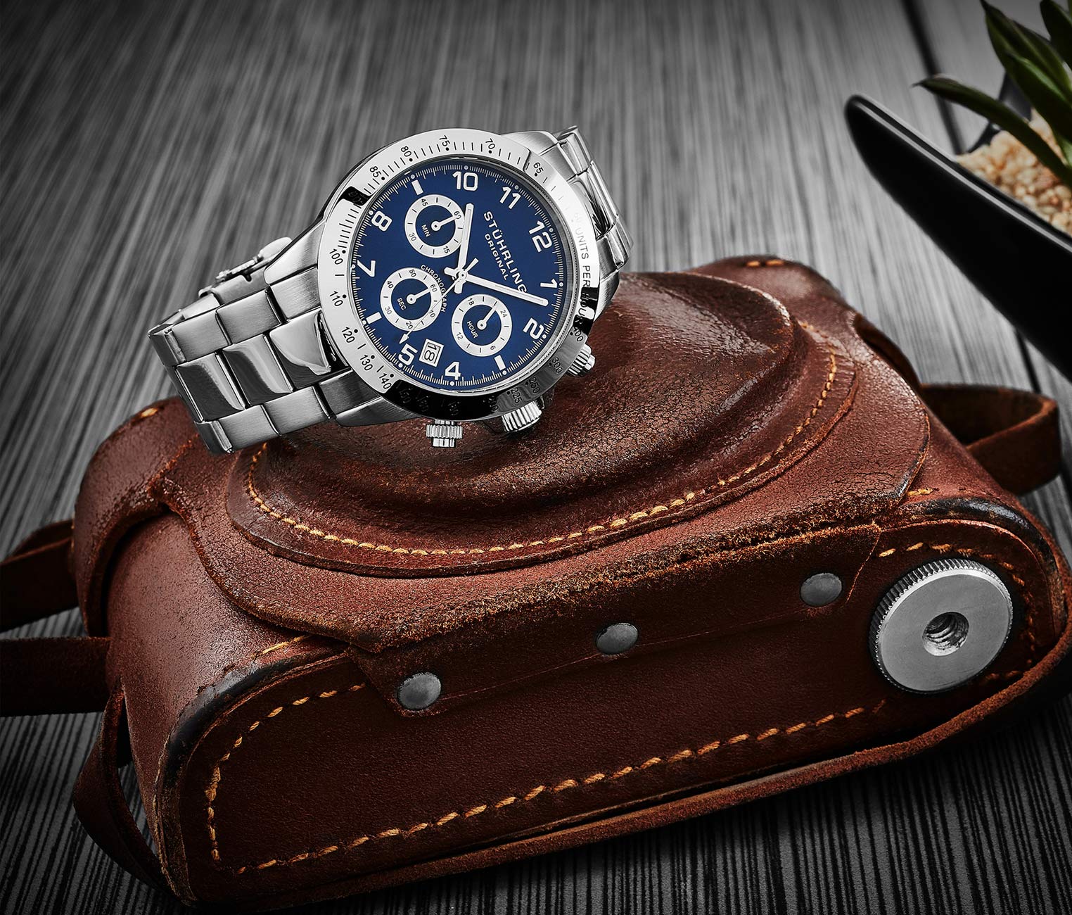 Stührling Concorso 665B Quartz 40mm Chronograph - Image 19