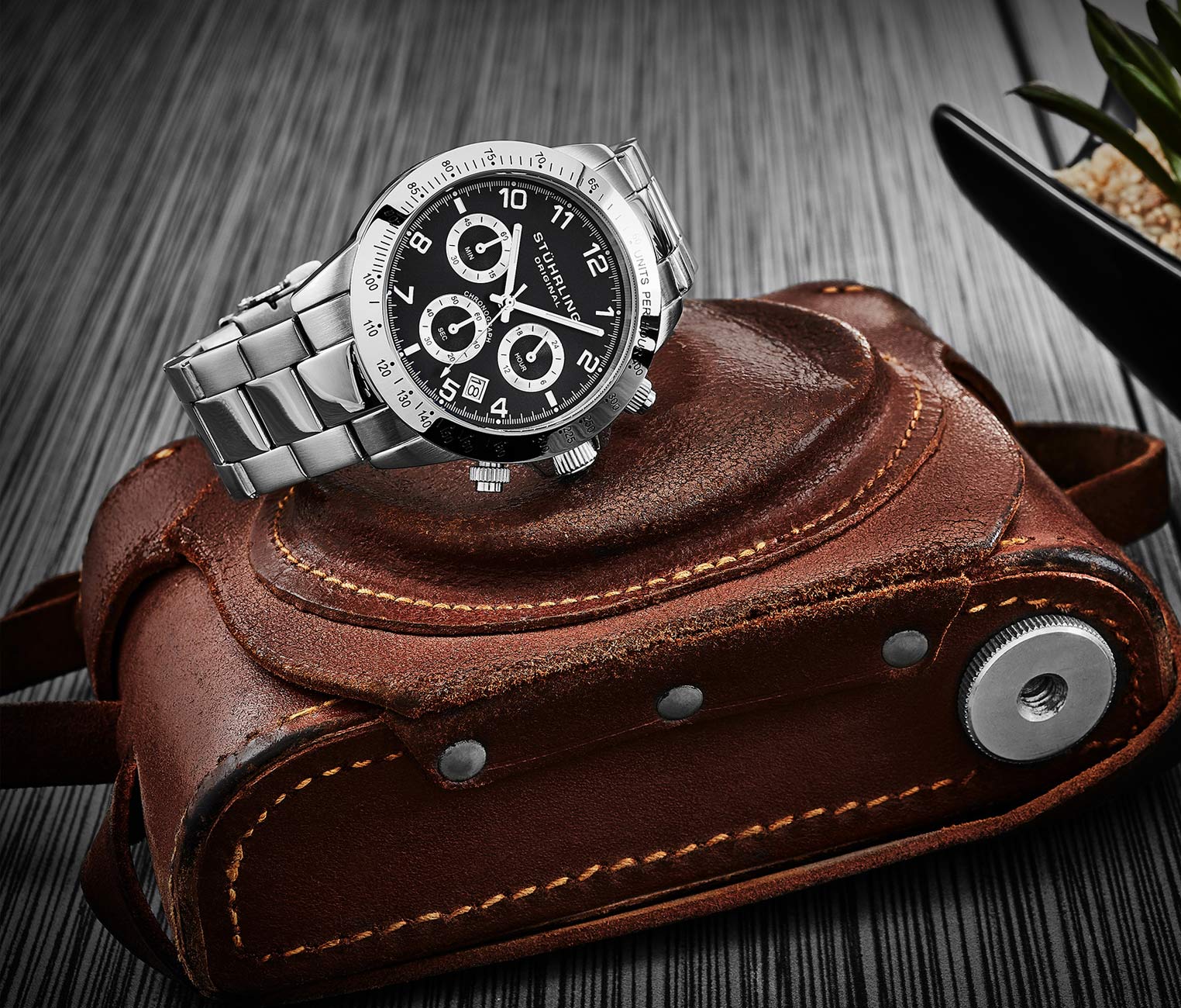 Stührling Concorso 665B Quartz 40mm Chronograph - Image 6