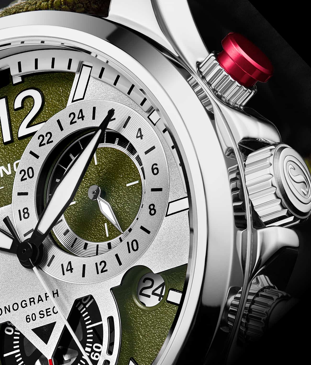 Stührling Cordura 4029 Quartz 45mm Aviator - Image 21