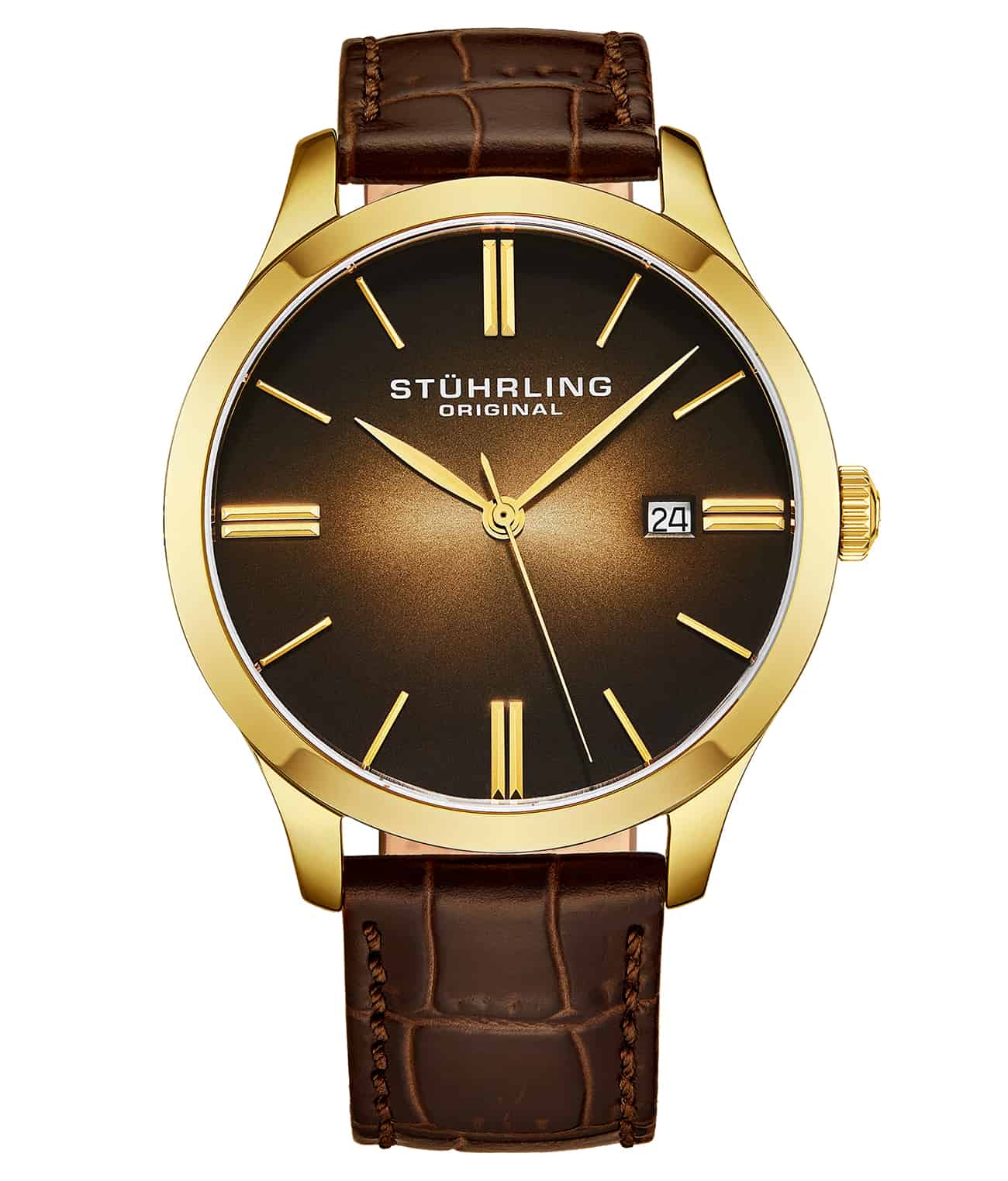 Stührling Cuvette II 4014 Quartz 42mm Classic Watch - Image 10