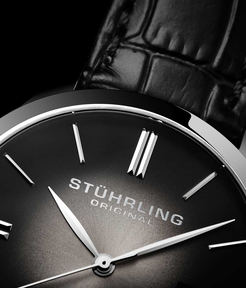 Stührling Cuvette II 4014 Quartz 42mm Classic Watch - Image 4