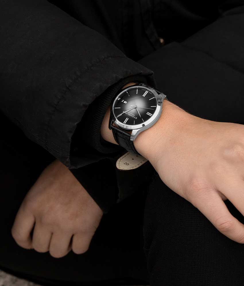 Stührling Cuvette II 4014 Quartz 42mm Classic Watch - Image 6