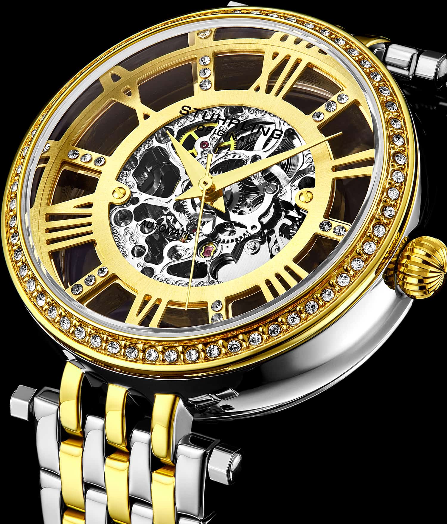 Stührling Delphi 3944 Automatic 38mm Skeleton - Image 9