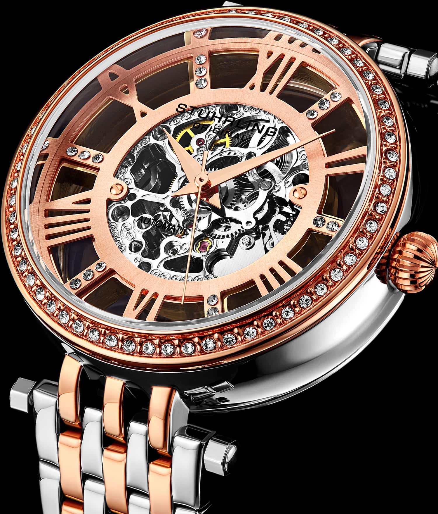 Stührling Delphi 3944 Automatic 38mm Skeleton - Image 16