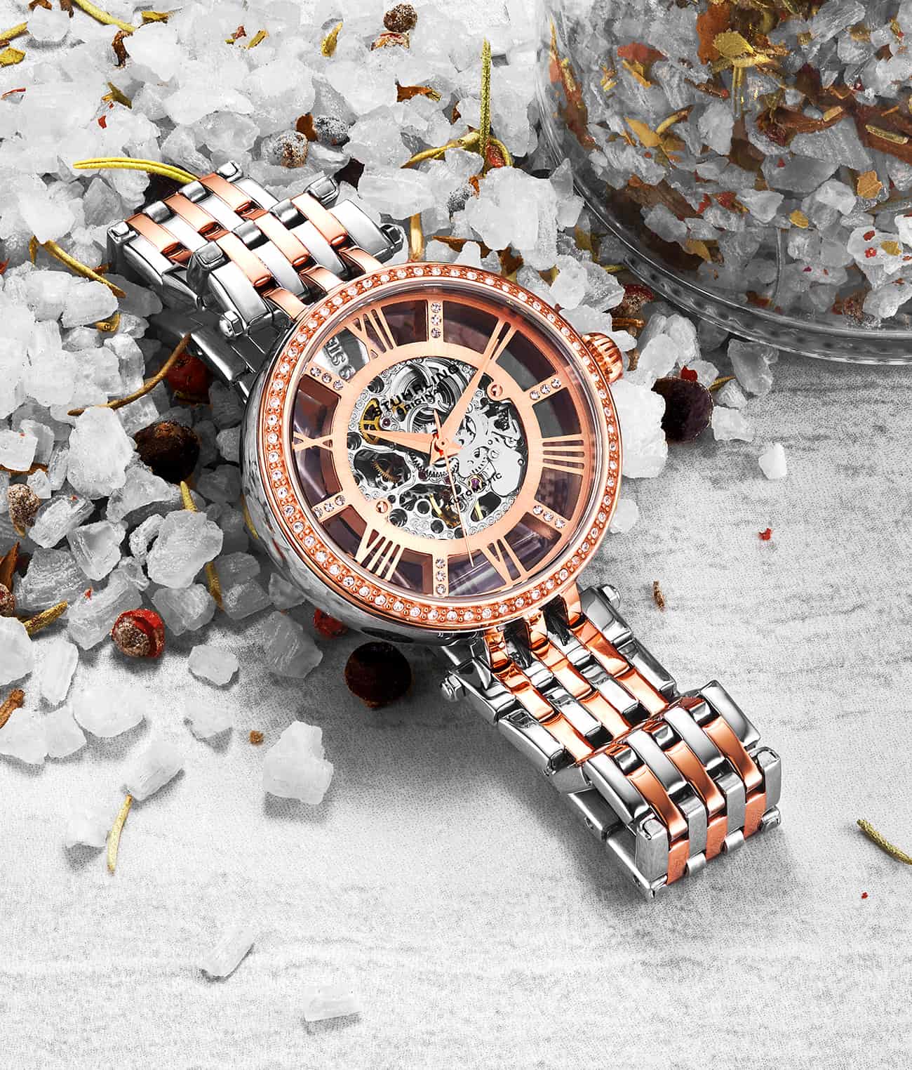 Stührling Delphi 3944 Automatic 38mm Skeleton - Image 18