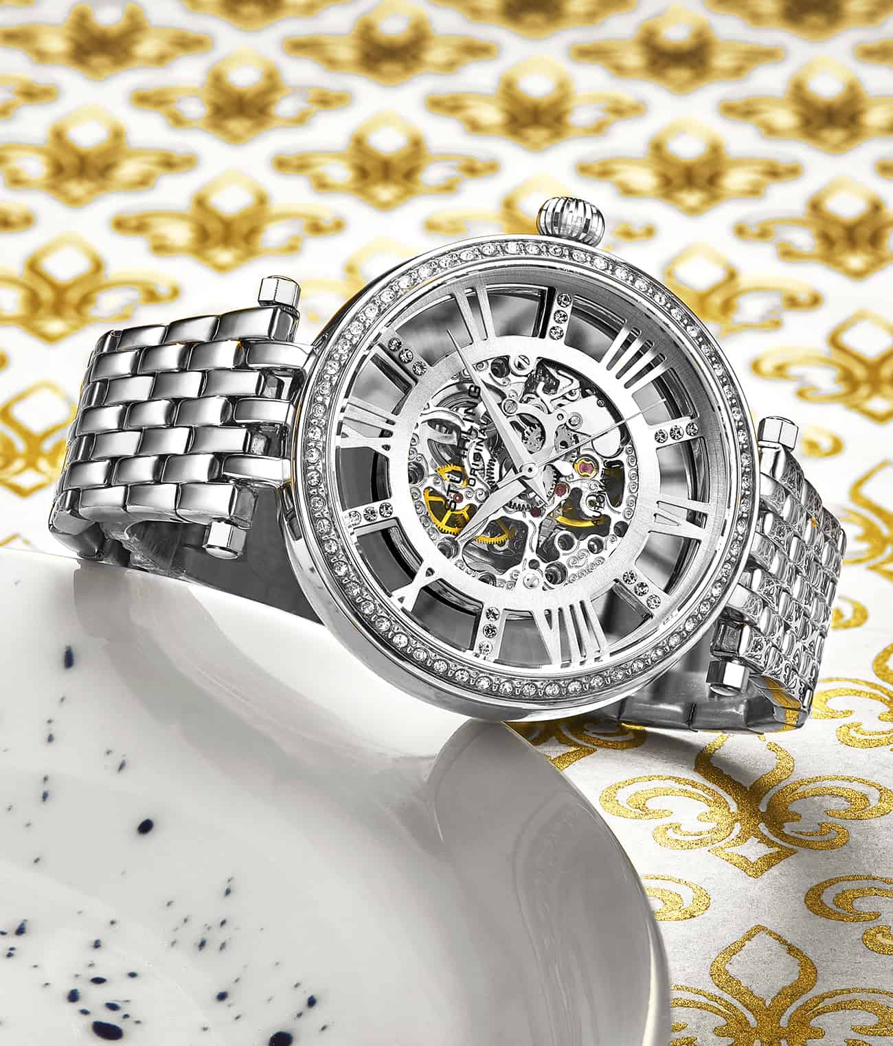 Stührling Delphi 3944 Automatic 38mm Skeleton - Image 4