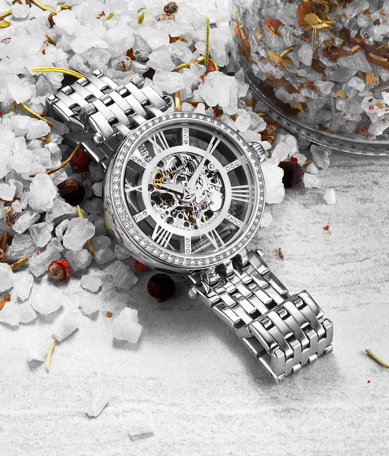 Stührling Delphi 3944 Automatic 38mm Skeleton - Image 5