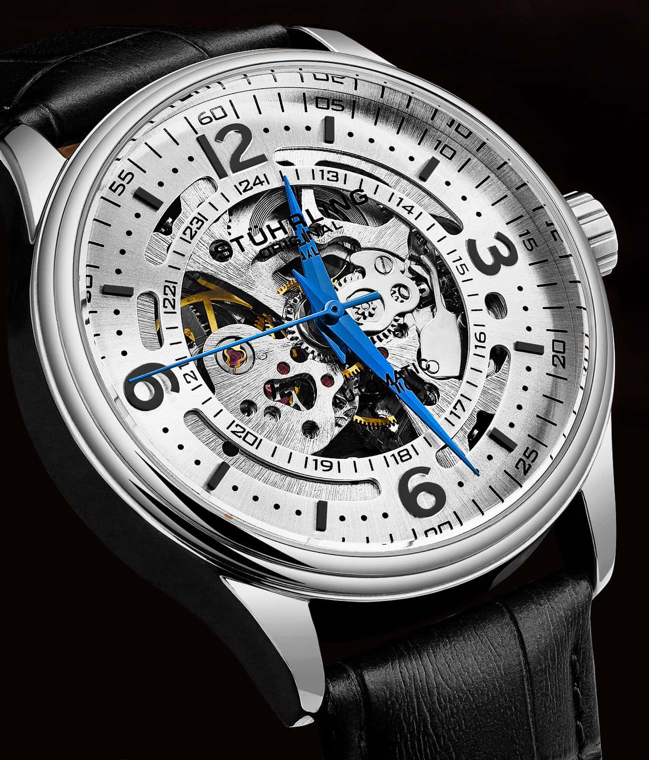 Stührling Denmark 3947 Automatic 42mm Skeleton - Image 11