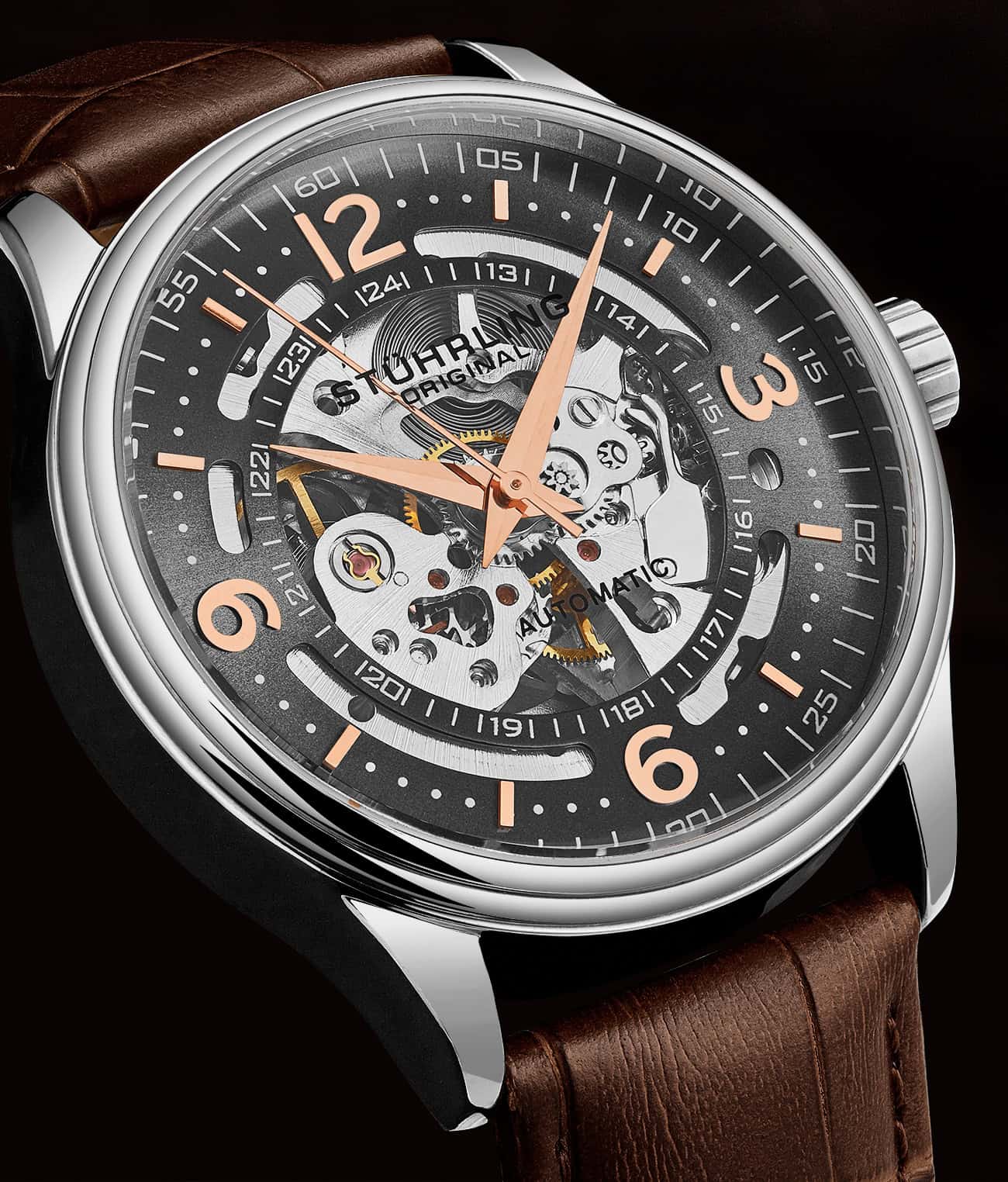Stührling Denmark 3947 Automatic 42mm Skeleton - Image 20
