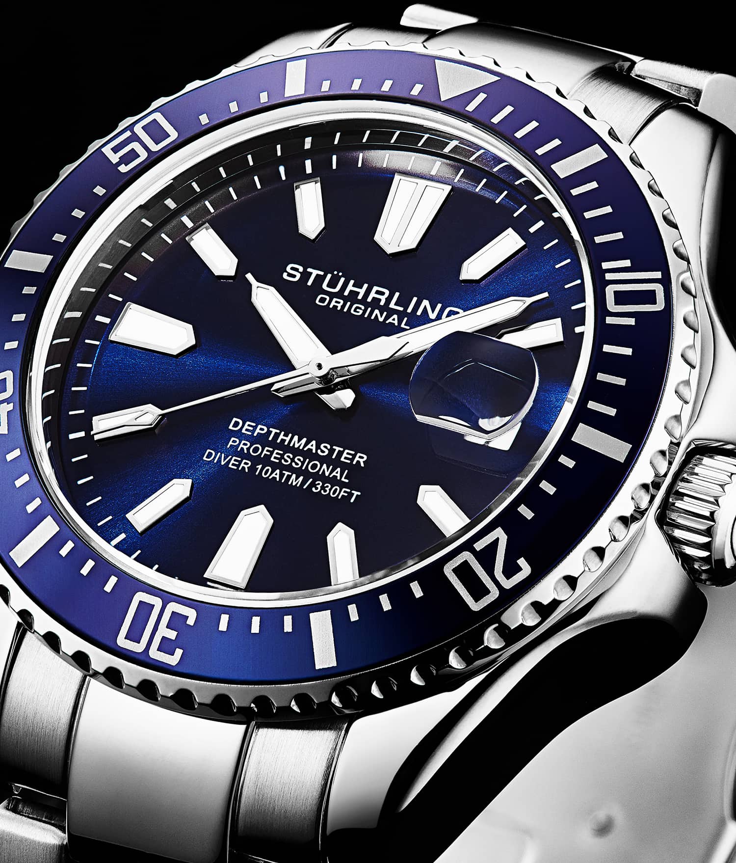 Stührling Depthmaster 3950A Quartz 42mm Diver - Image 11