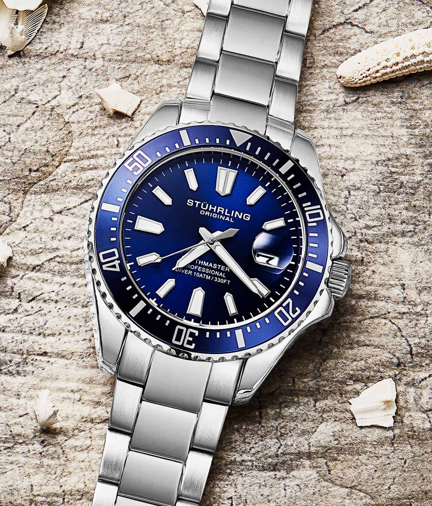 Stührling Depthmaster 3950A Quartz 42mm Diver - Image 16