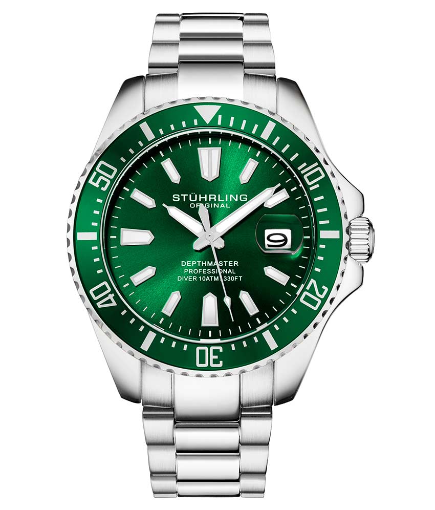 Stührling Depthmaster 3950A Quartz 42mm Diver - Image 17