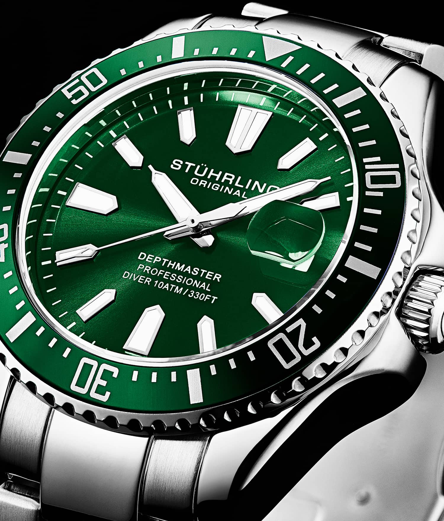 Stührling Depthmaster 3950A Quartz 42mm Diver - Image 19