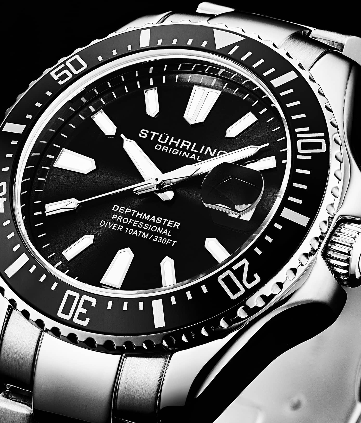 Stührling Depthmaster 3950A Quartz 42mm Diver - Image 2