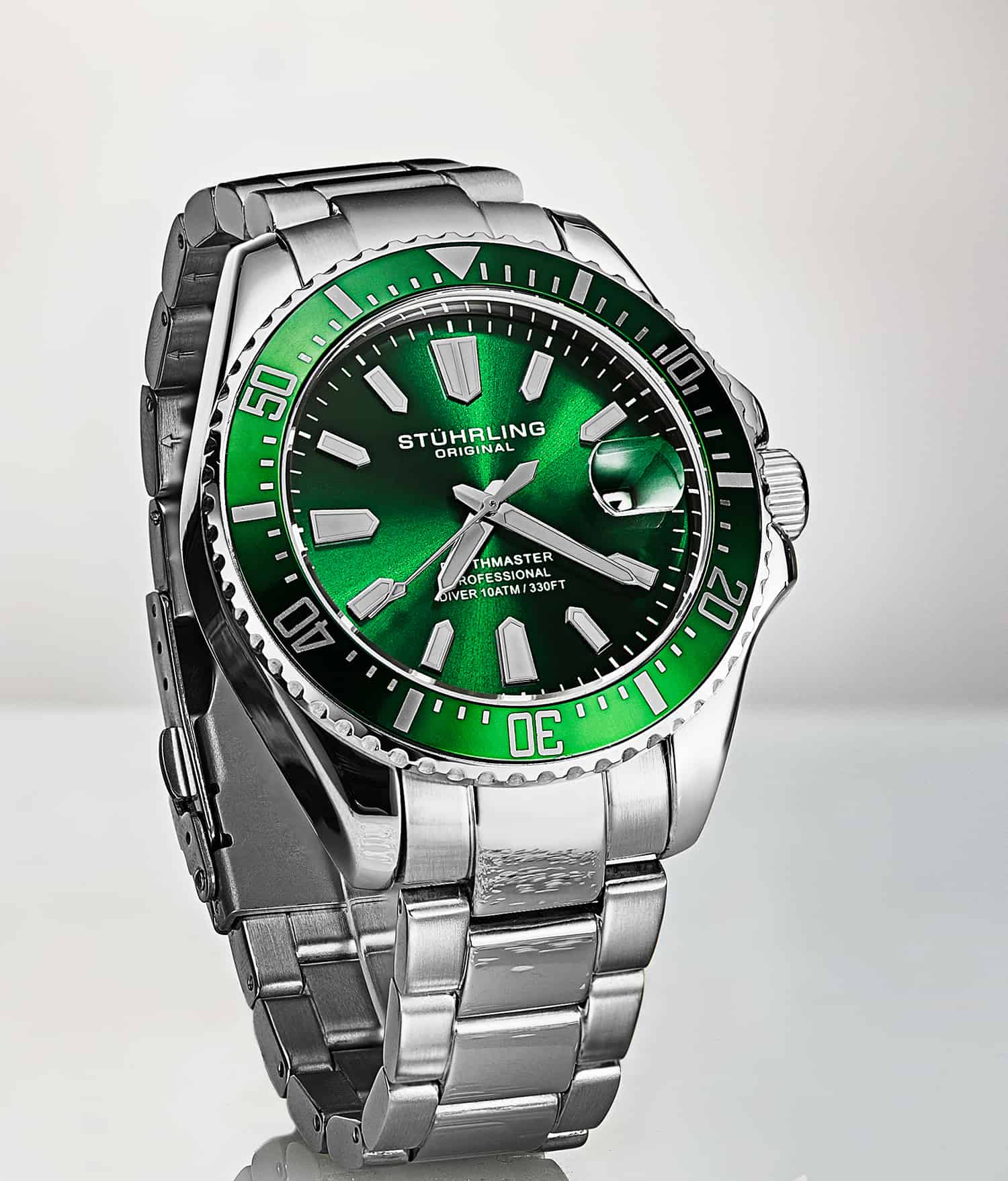 Stührling Depthmaster 3950A Quartz 42mm Diver - Image 21