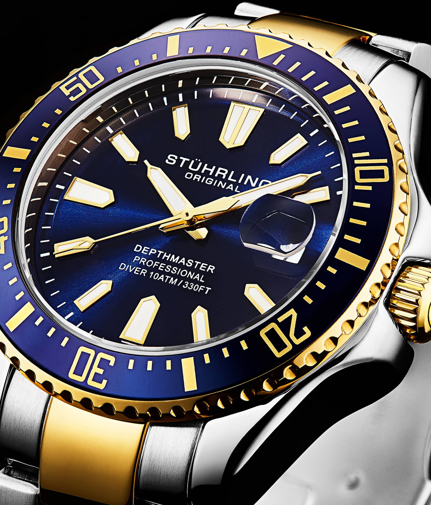 Stührling Depthmaster 3950A Quartz 42mm Diver - Image 33