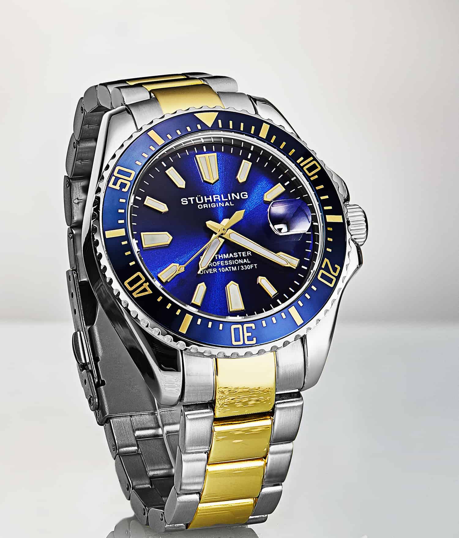 Stührling Depthmaster 3950A Quartz 42mm Diver - Image 34