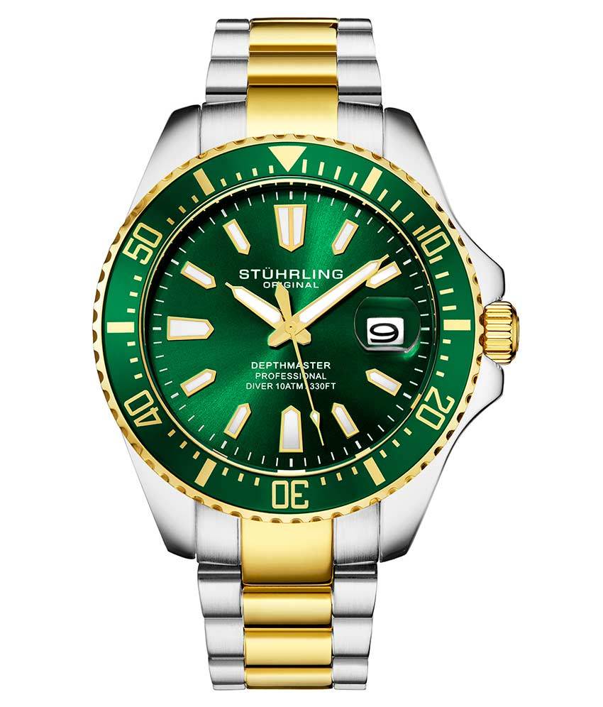 Stührling Depthmaster 3950A Quartz 42mm Diver - Image 38