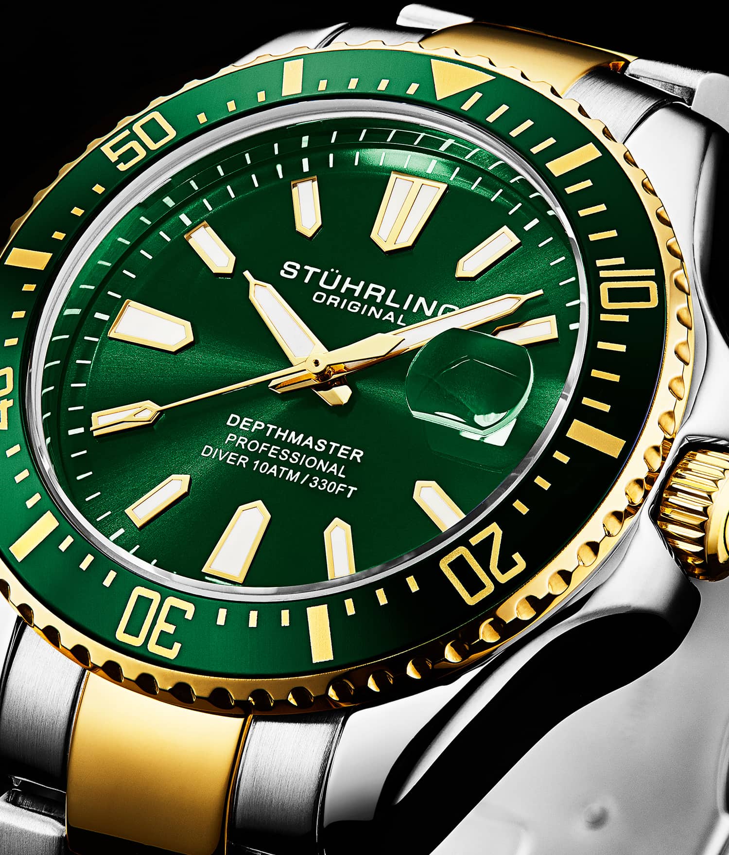 Stührling Depthmaster 3950A Quartz 42mm Diver - Image 39