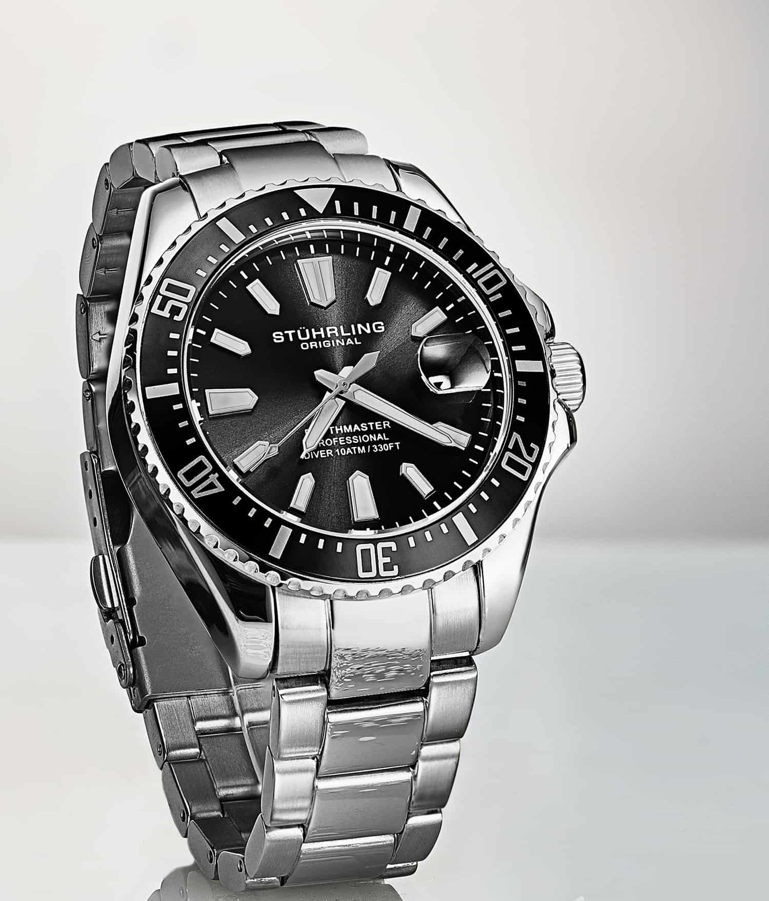Stührling Depthmaster 3950A Quartz 42mm Diver - Image 4