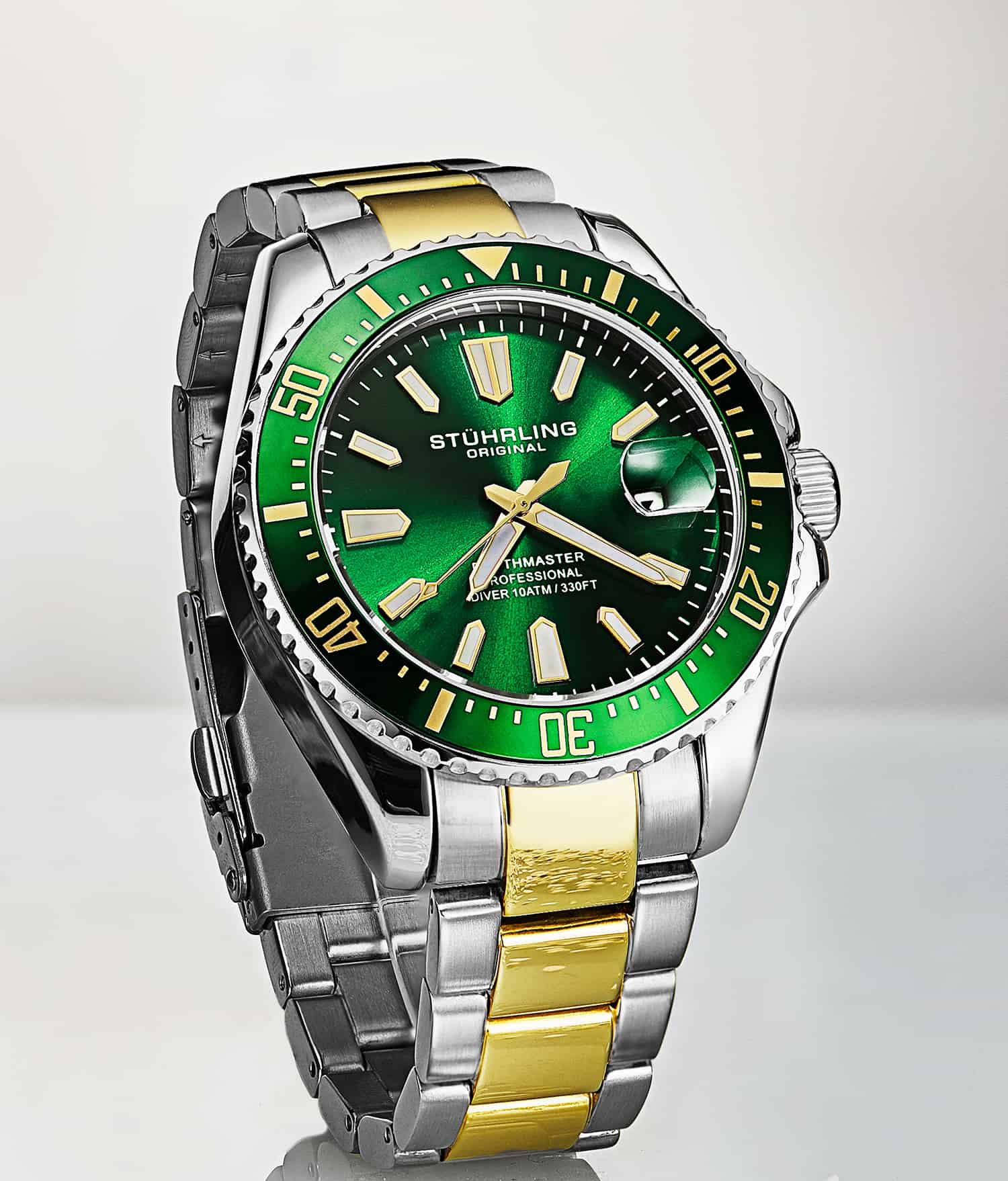 Stührling Depthmaster 3950A Quartz 42mm Diver - Image 40