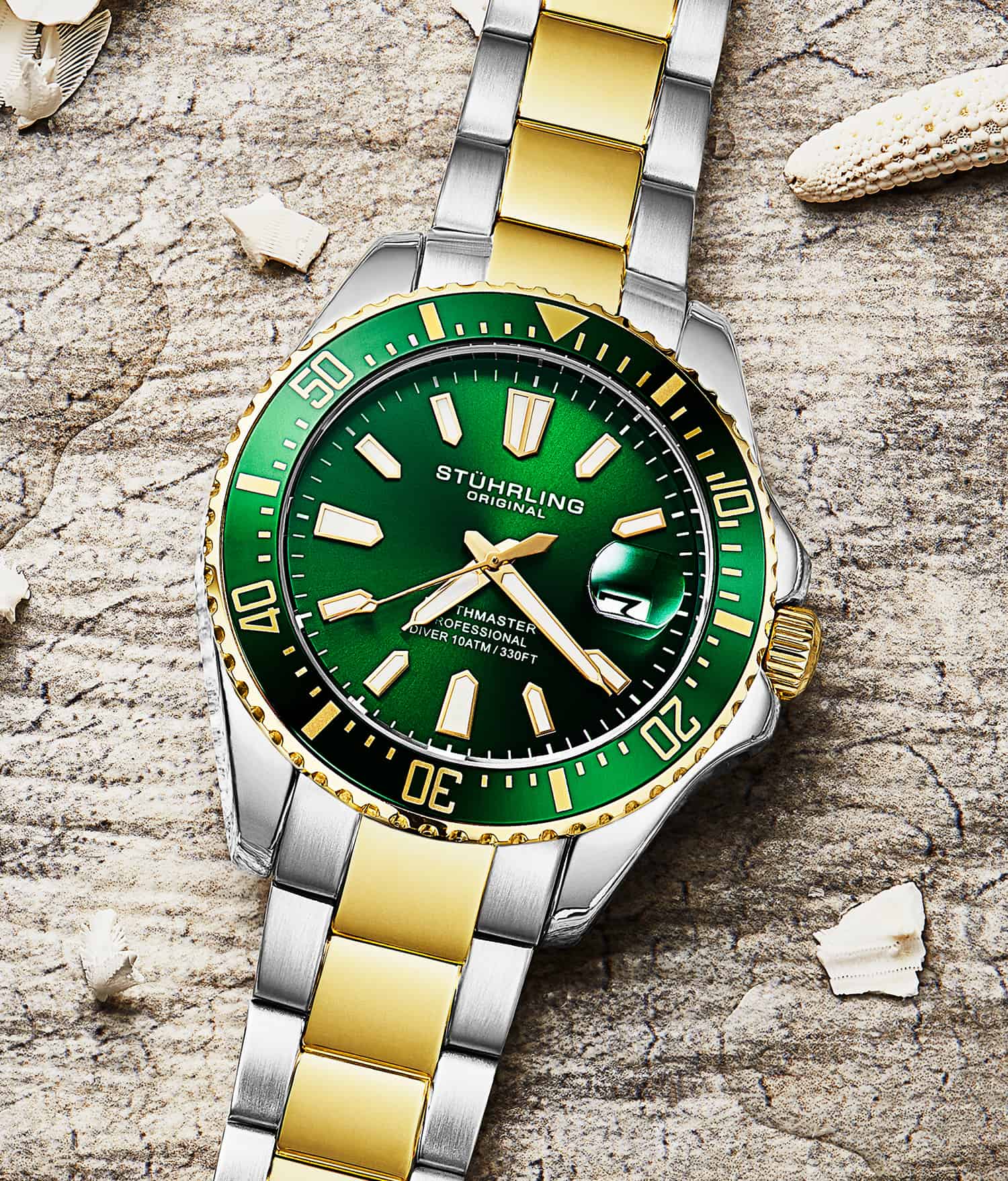 Stührling Depthmaster 3950A Quartz 42mm Diver - Image 42