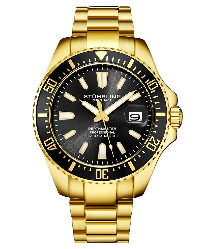 Stührling Depthmaster 3950A Quartz 42mm Diver - Image 45