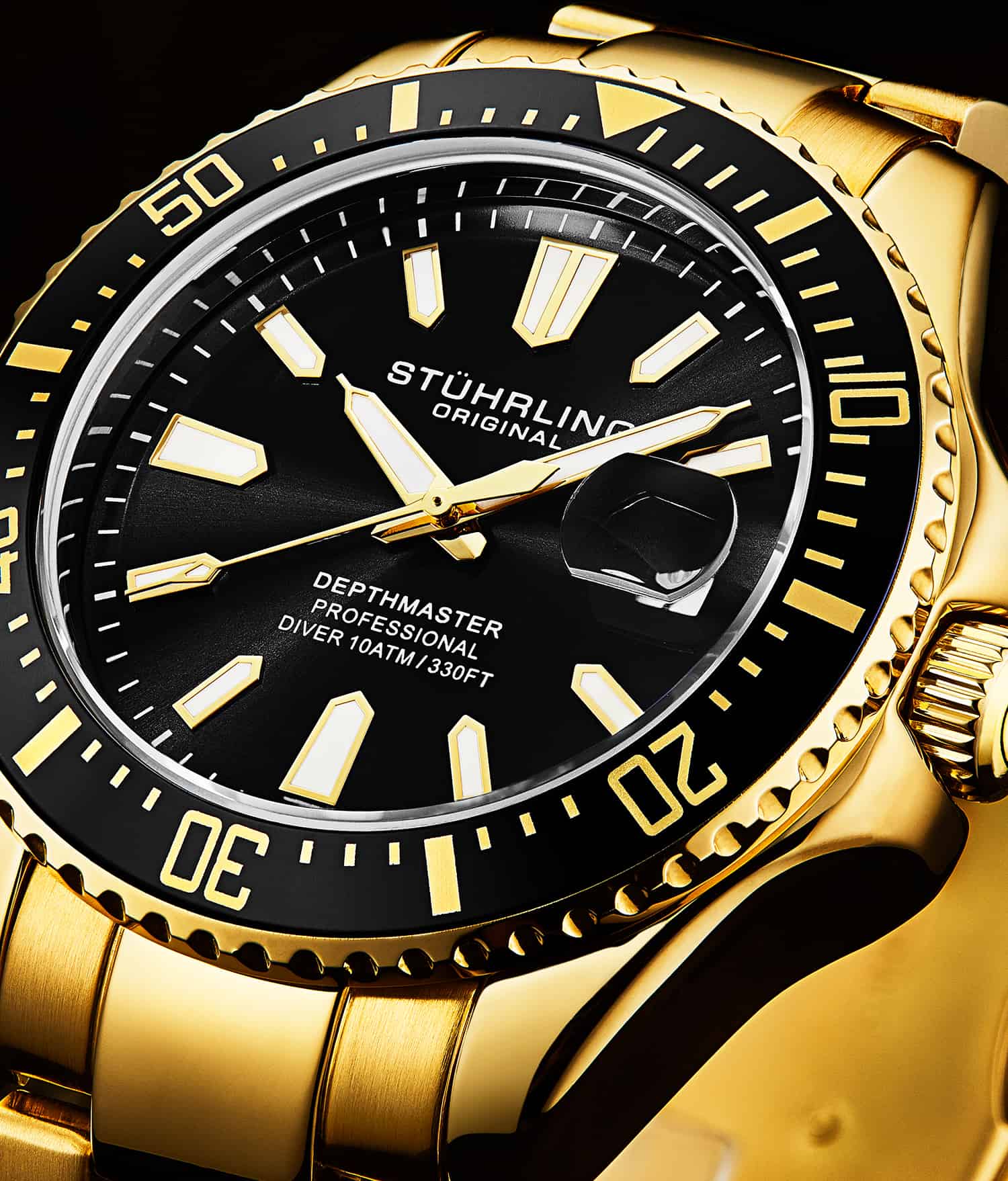Stührling Depthmaster 3950A Quartz 42mm Diver - Image 47