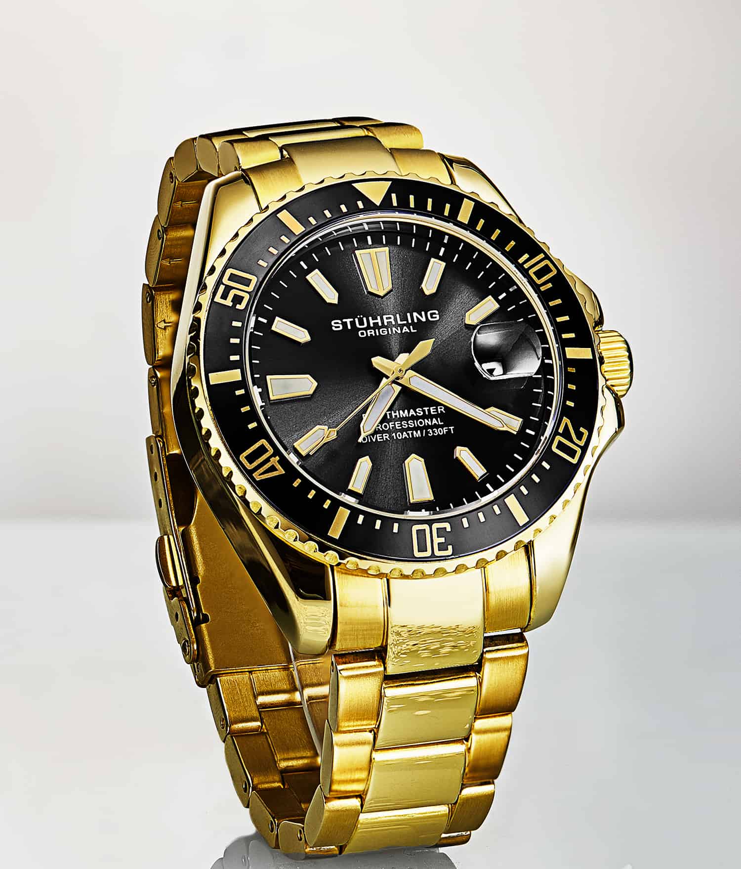 Stührling Depthmaster 3950A Quartz 42mm Diver - Image 48