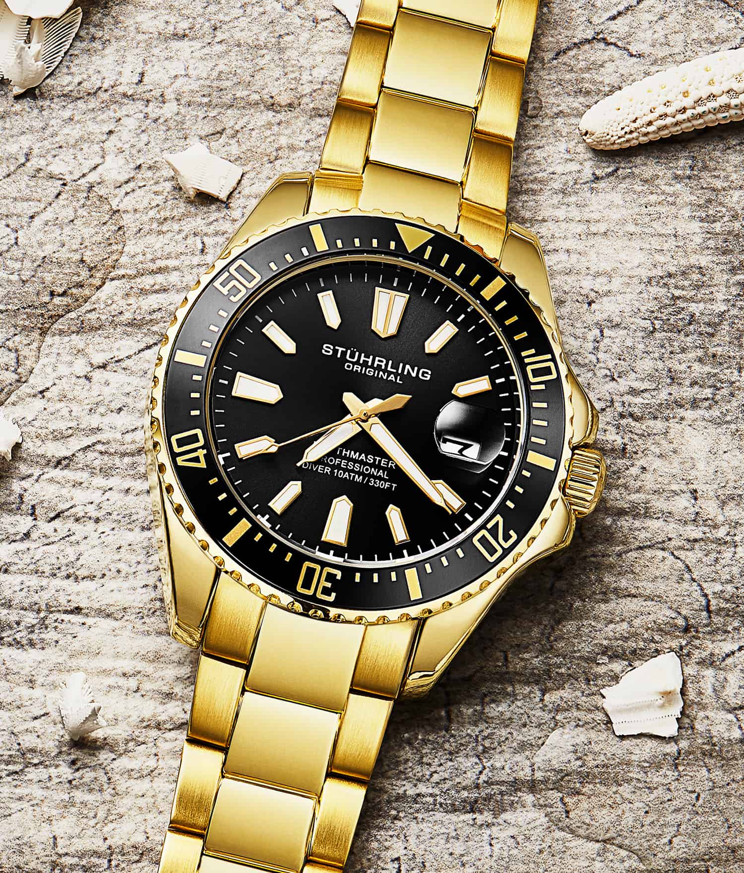 Stührling Depthmaster 3950A Quartz 42mm Diver - Image 49