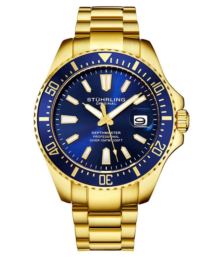 Stührling Depthmaster 3950A Quartz 42mm Diver - Image 51