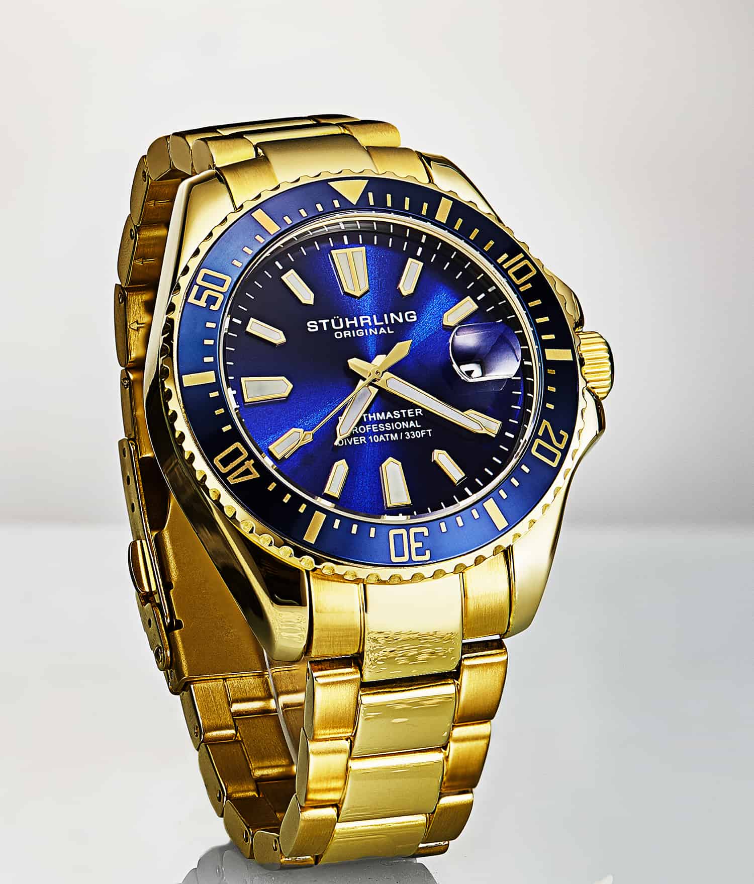 Stührling Depthmaster 3950A Quartz 42mm Diver - Image 54