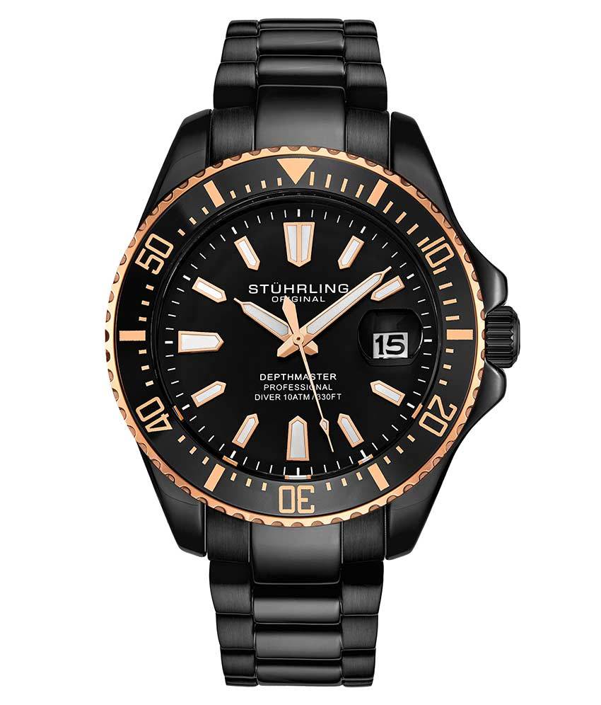 Stührling Depthmaster 3950A Quartz 42mm Diver - Image 56