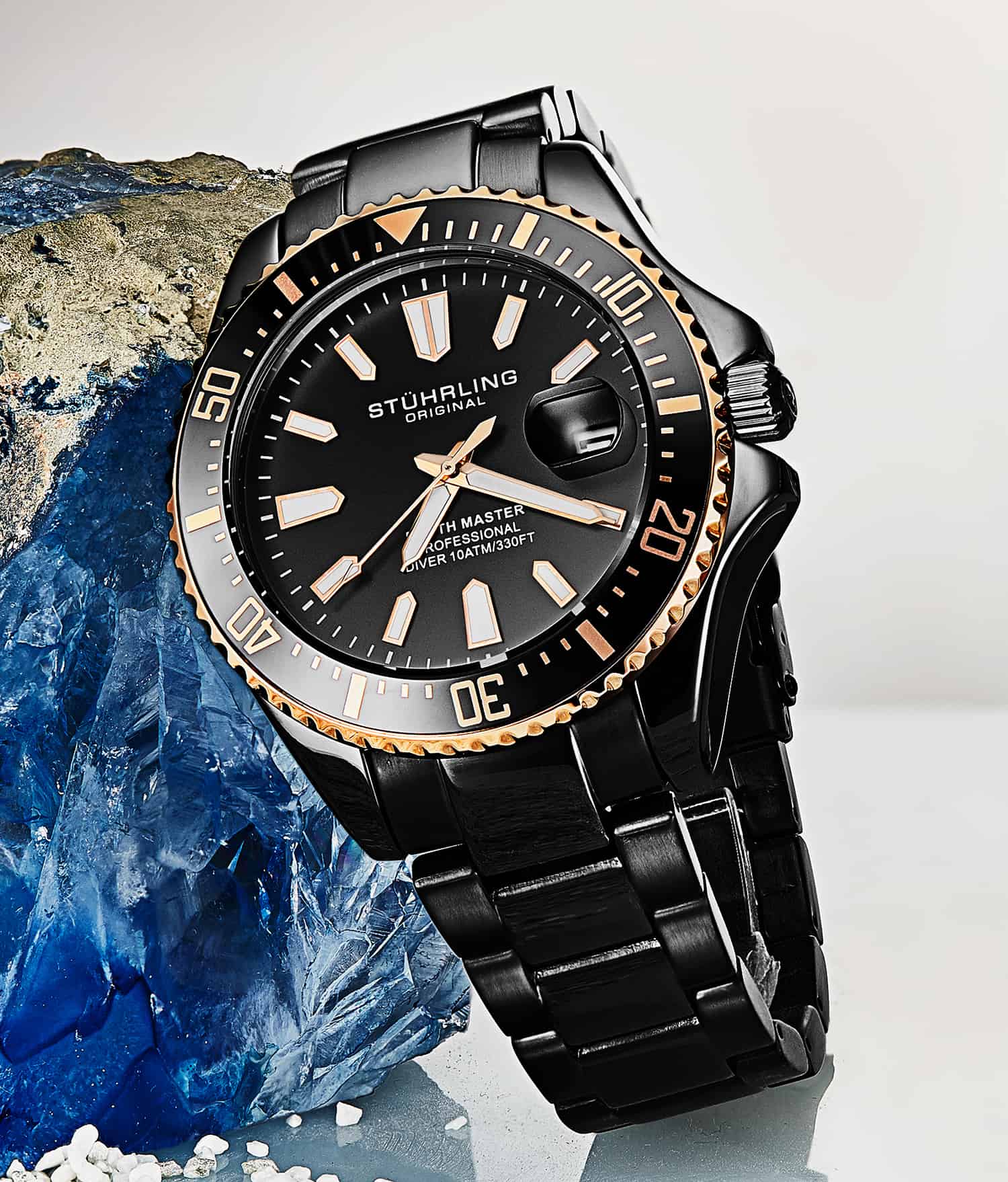 Stührling Depthmaster 3950A Quartz 42mm Diver - Image 58