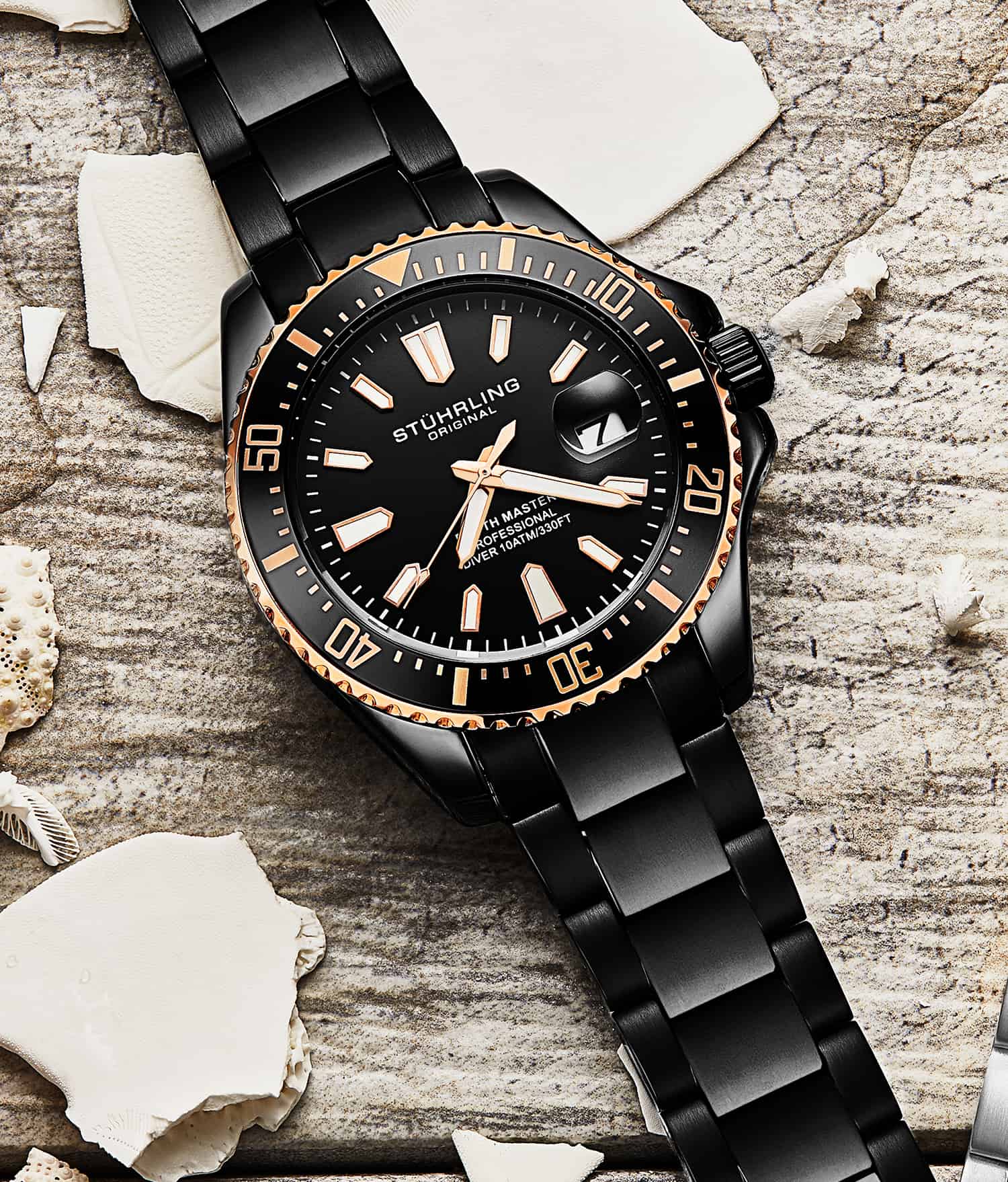 Stührling Depthmaster 3950A Quartz 42mm Diver - Image 60