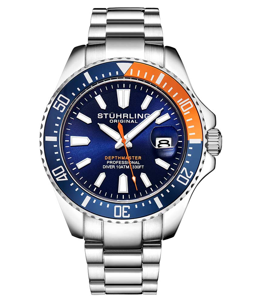 Stührling Depthmaster 3950A Quartz 42mm Diver - Image 61