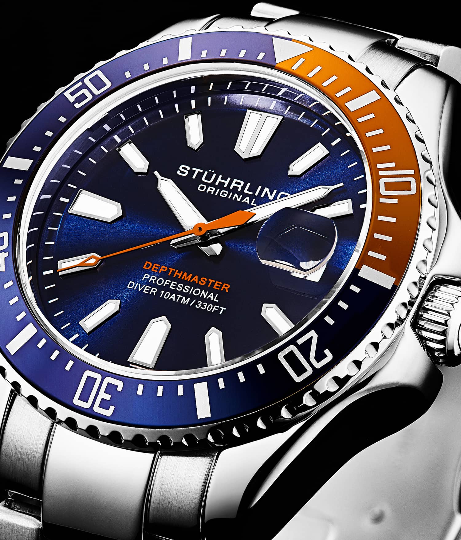 Stührling Depthmaster 3950A Quartz 42mm Diver - Image 63