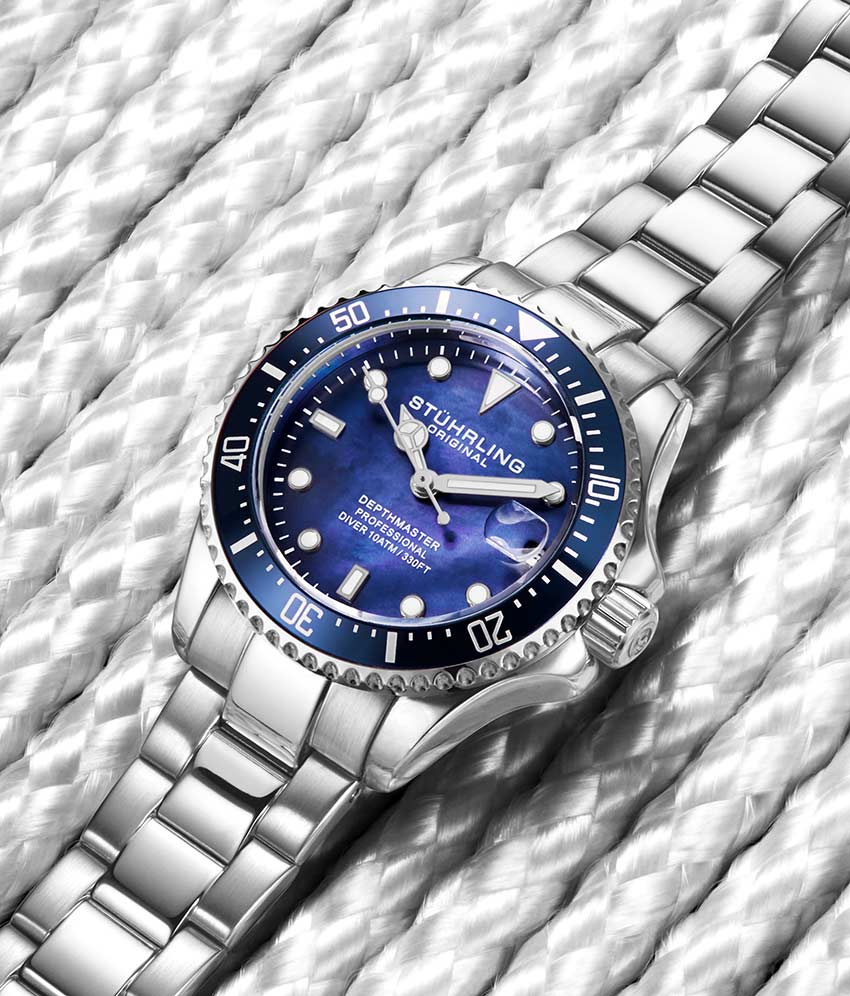 Stührling Depthmaster 3950L Quartz 32mm Fashion - Image 13