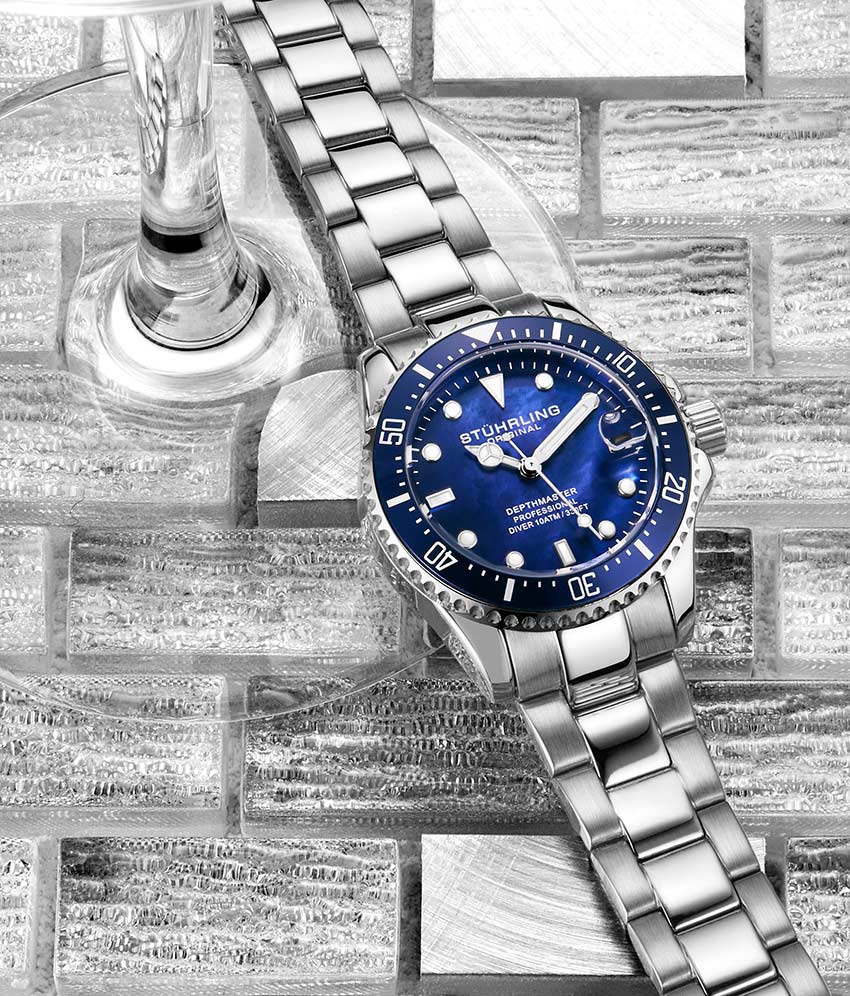 Stührling Depthmaster 3950L Quartz 32mm Fashion - Image 14