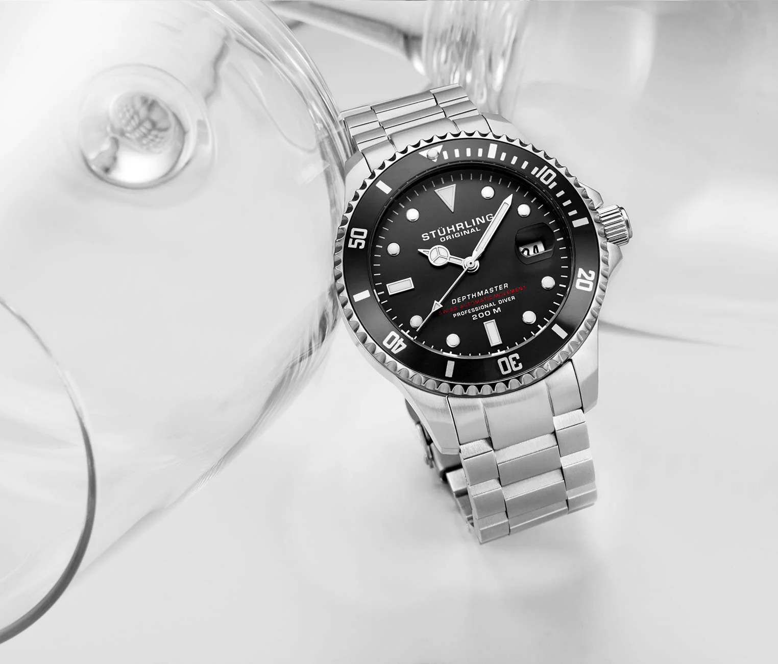 Stührling Swiss Automatic Depthmaster 883 42mm Diver - Image 10
