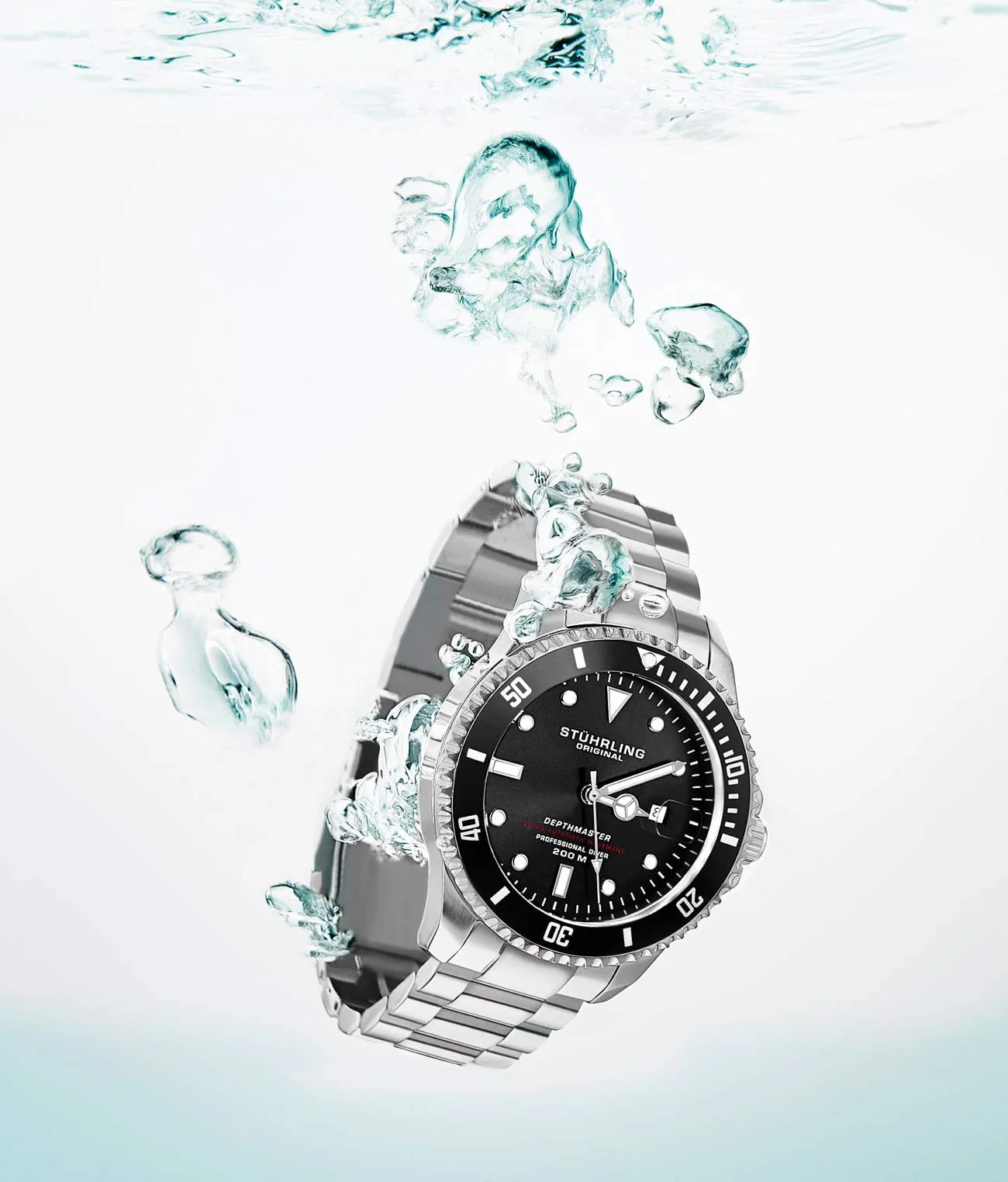Stührling Swiss Automatic Depthmaster 883 42mm Diver - Image 8