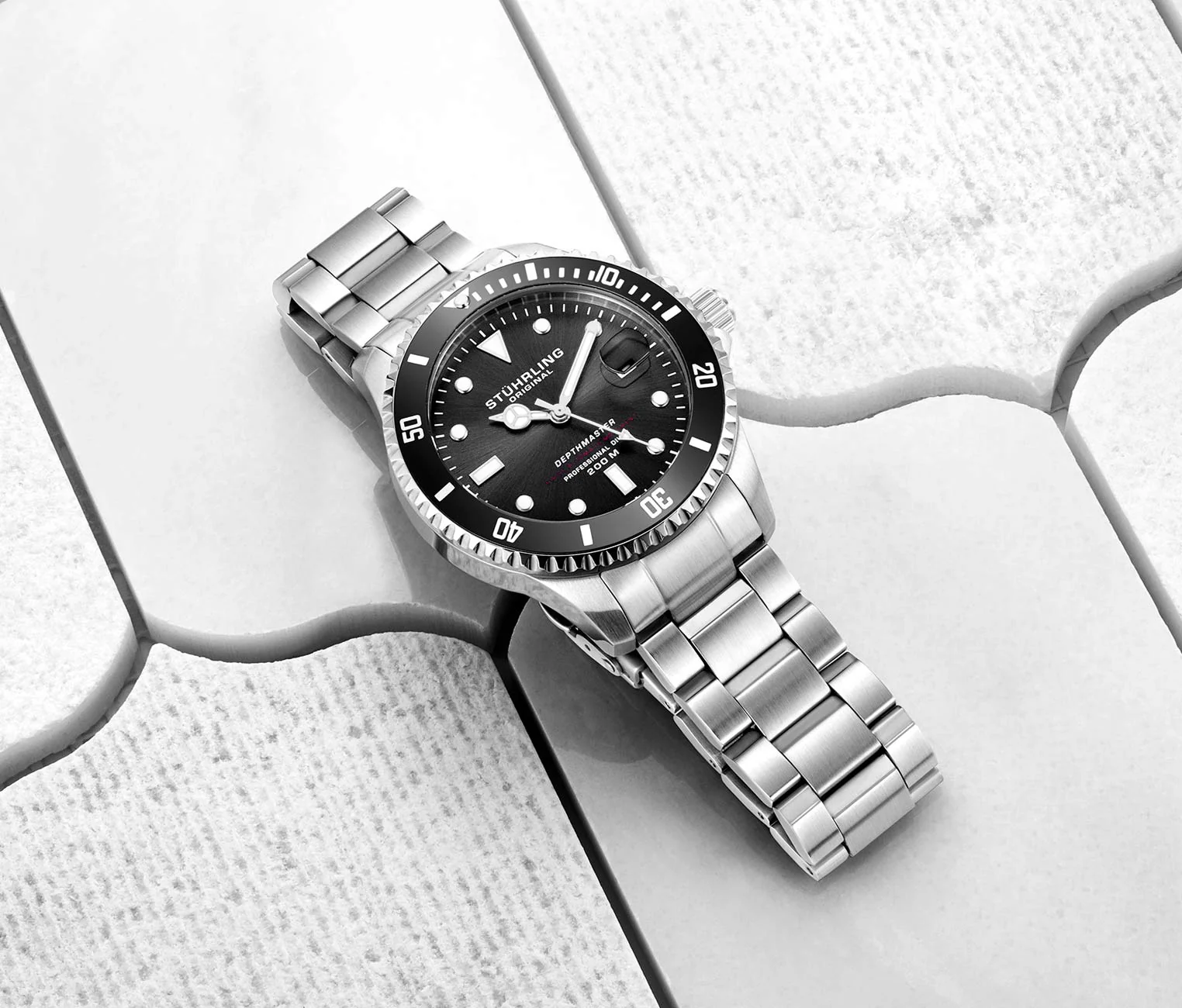 Stührling Swiss Automatic Depthmaster 883 42mm Diver - Image 9