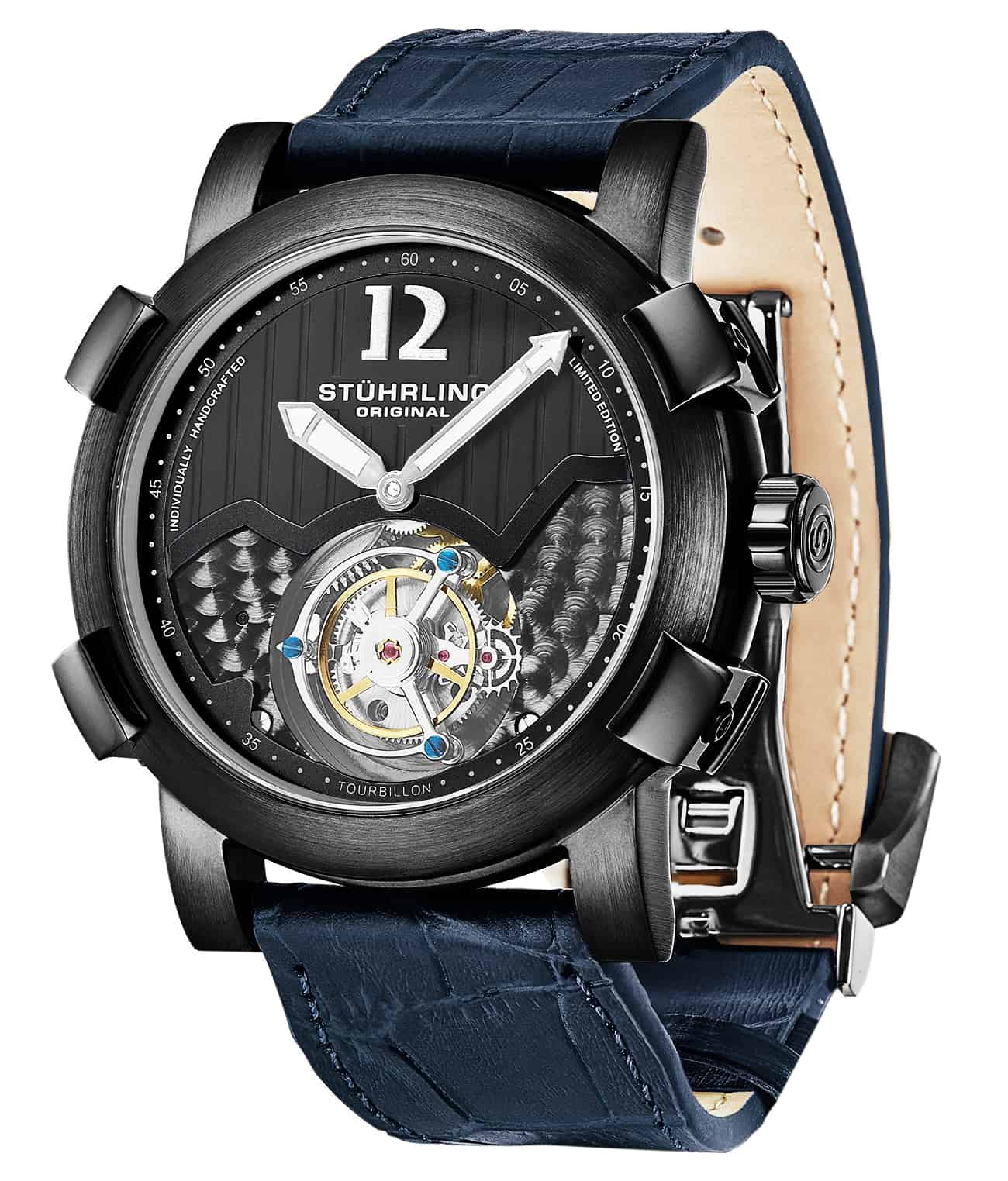 Stührling Devilray Tourbillon 407AL Hand-wind 44mm - Image 4