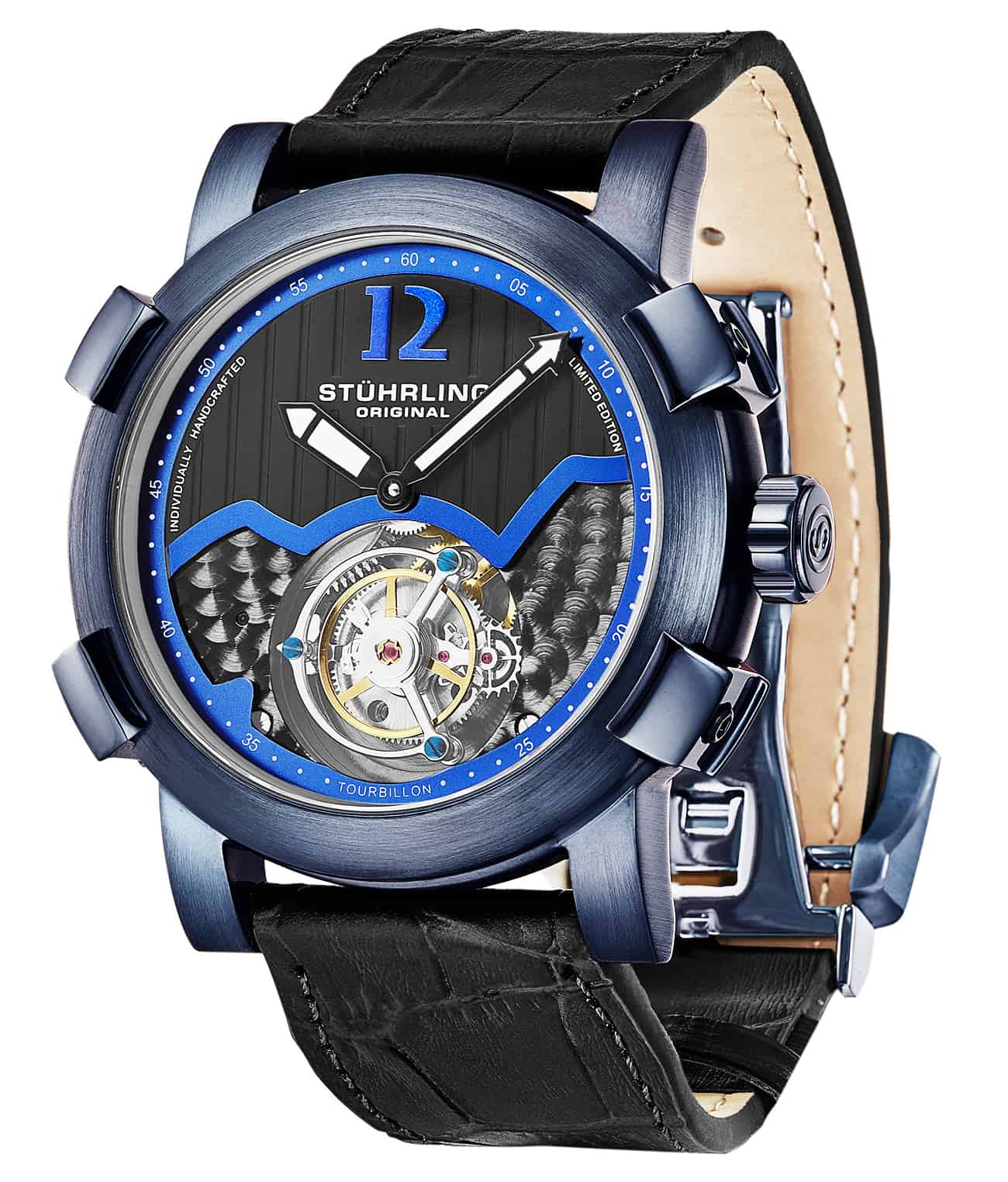 Stührling Devilray Tourbillon 407AL Hand-wind 44mm - Image 7