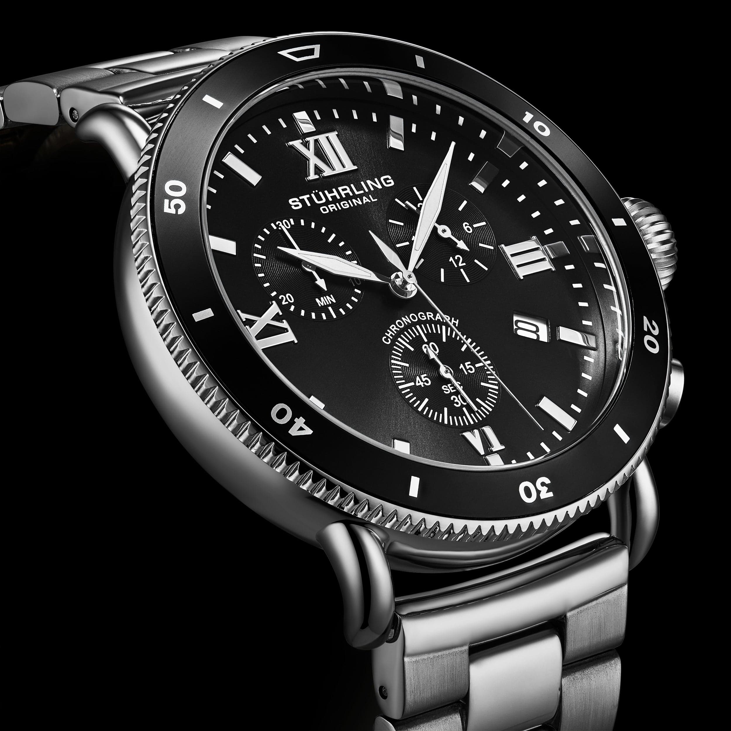 Stührling DualMode 4040 Quartz 48mm Chronograph - Image 13