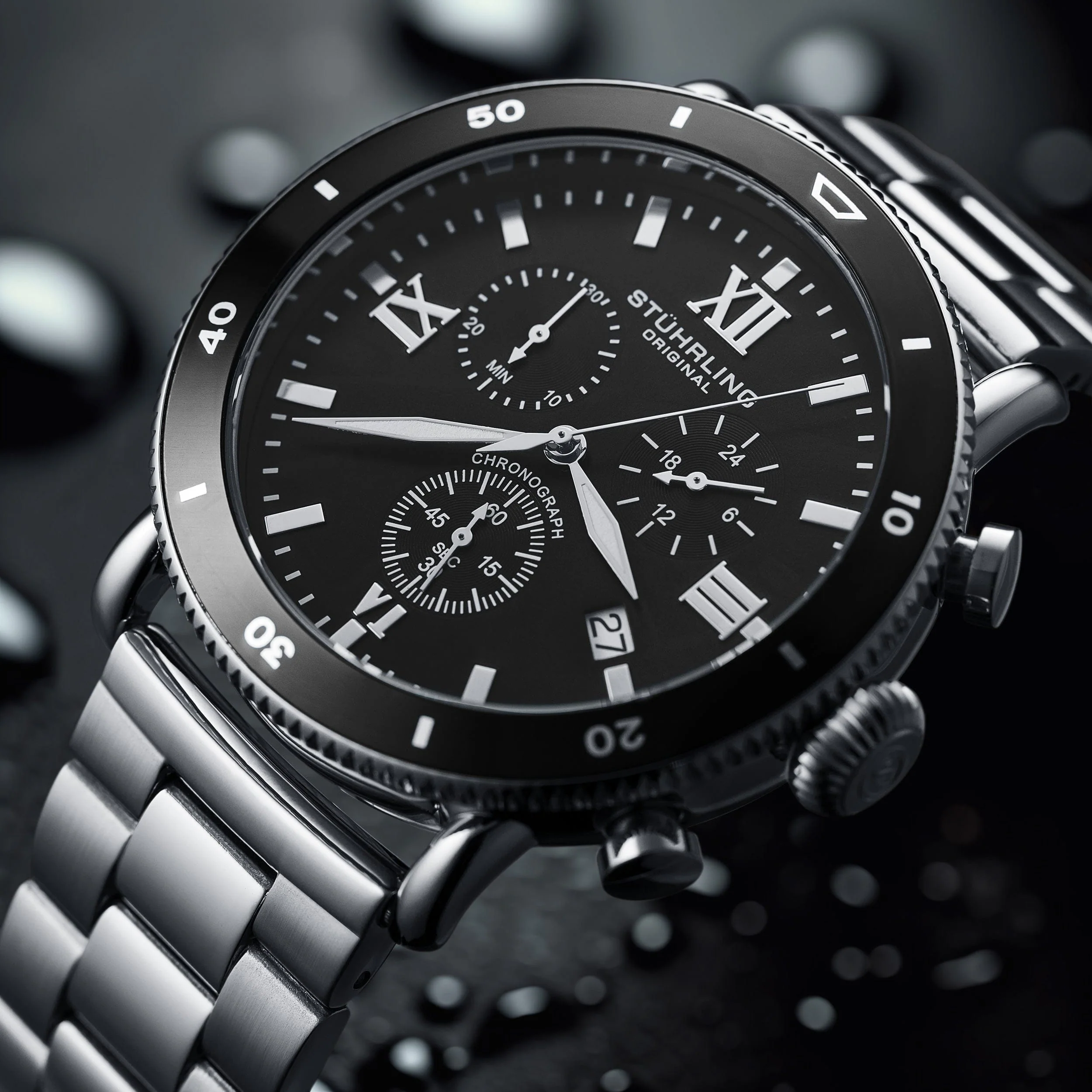Stührling DualMode 4040 Quartz 48mm Chronograph - Image 14