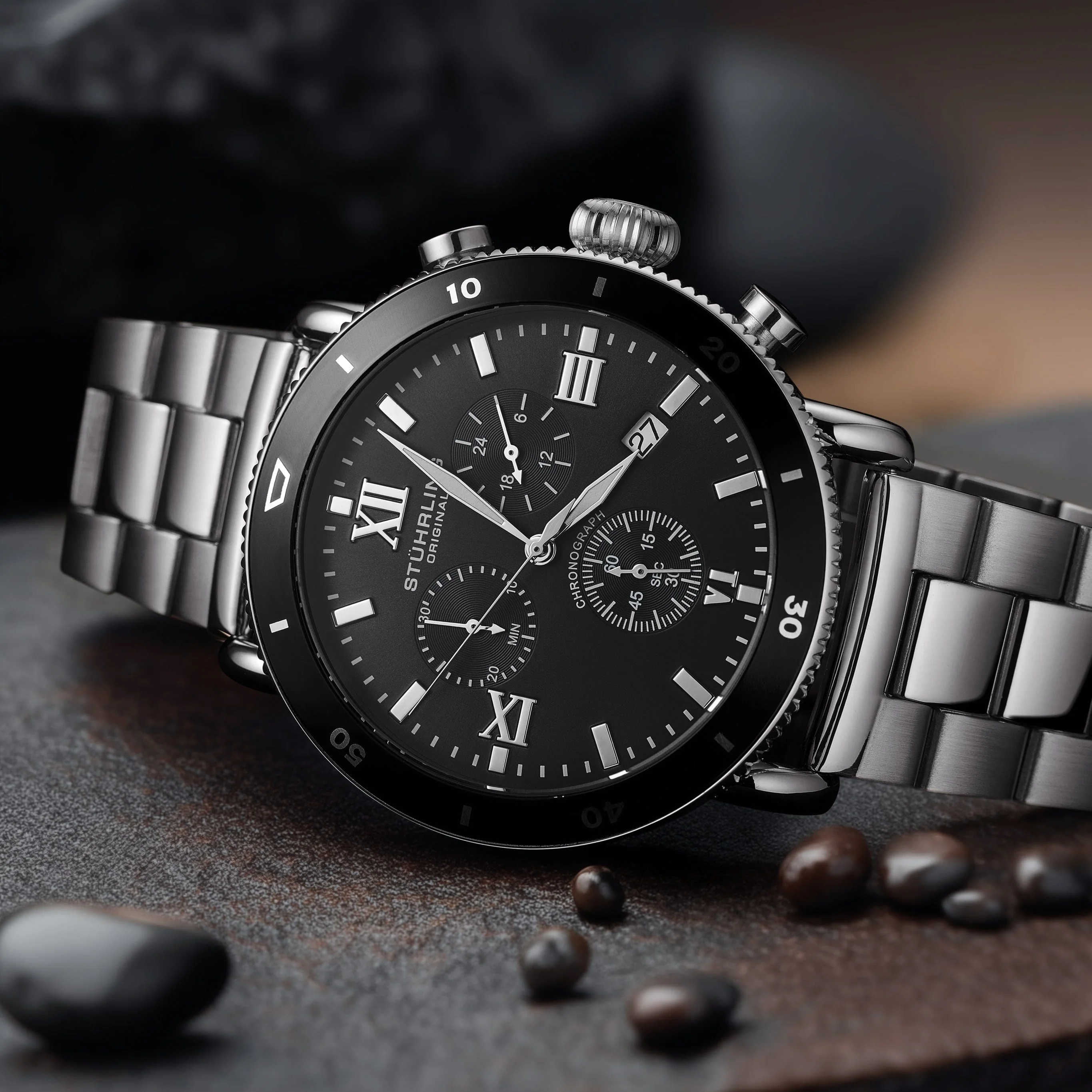 Stührling DualMode 4040 Quartz 48mm Chronograph - Image 16