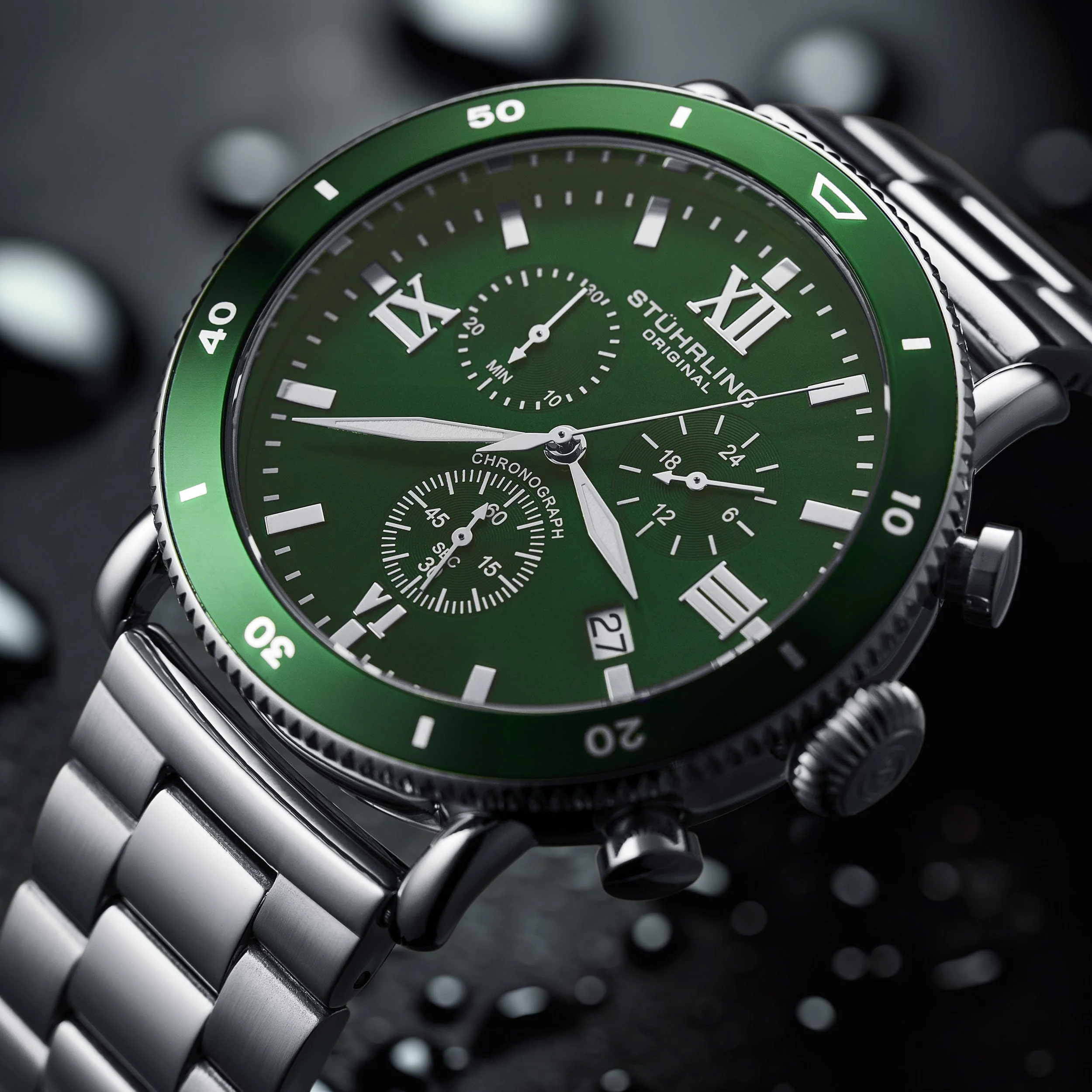 Stührling DualMode 4040 Quartz 48mm Chronograph - Image 20